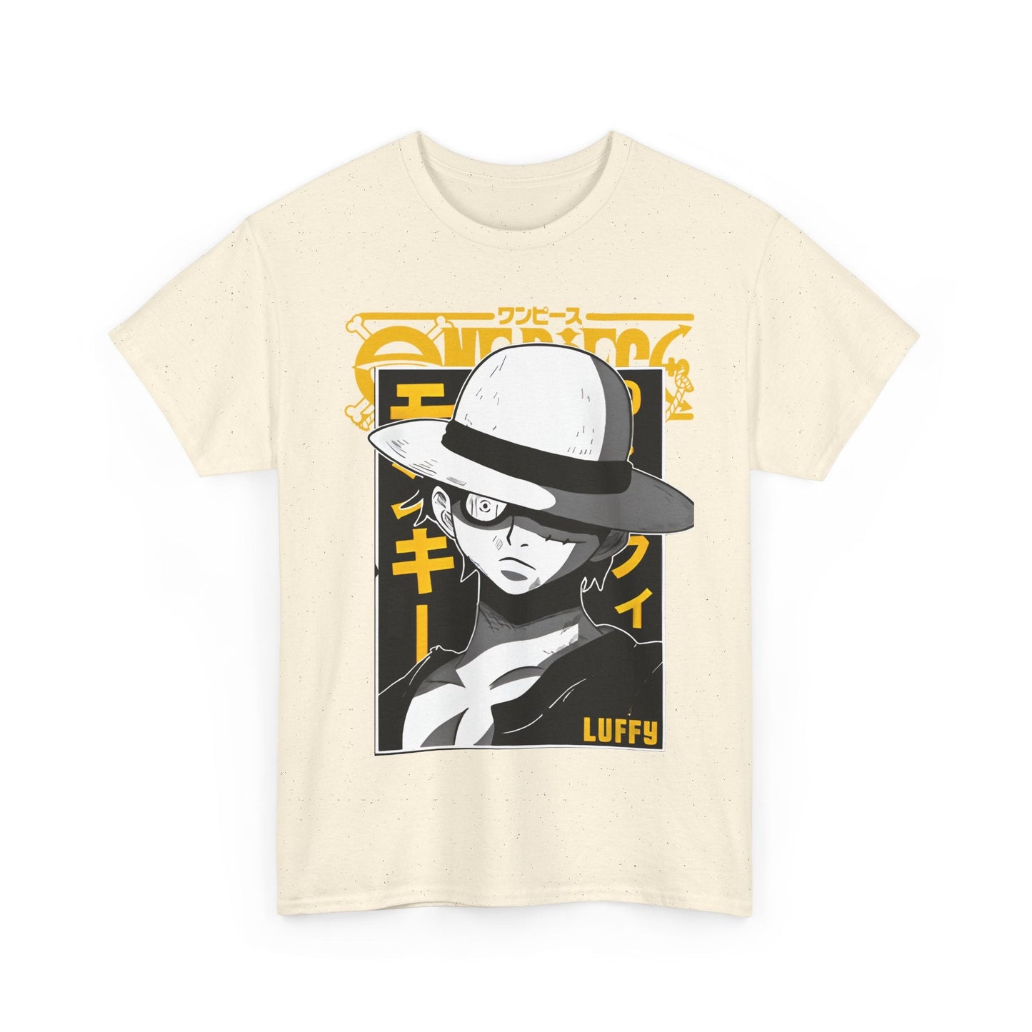 Luffy One Piece T-Shirt – 100% Cotton Anime Tee for Fans of the Future Pirate King