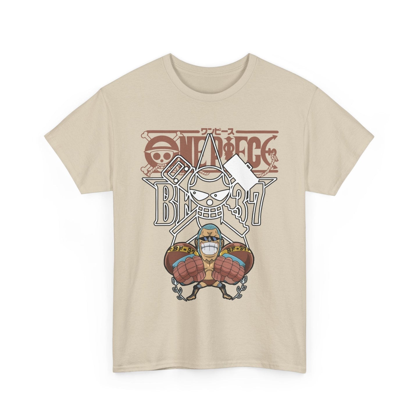Franky One Piece T-Shirt – 100% Cotton Anime Tee for Fans