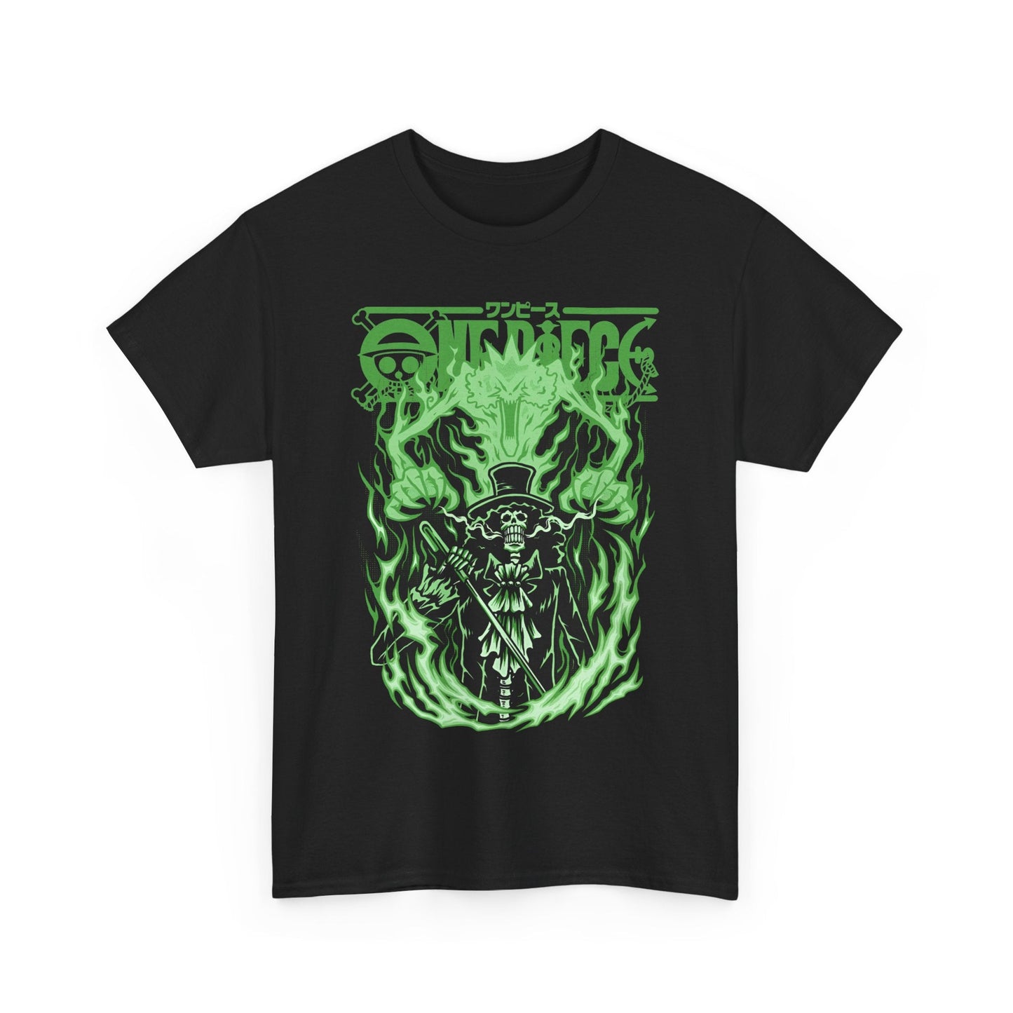 Brook One Piece T-Shirt – 100% Cotton Anime Tee for Soul King Fans