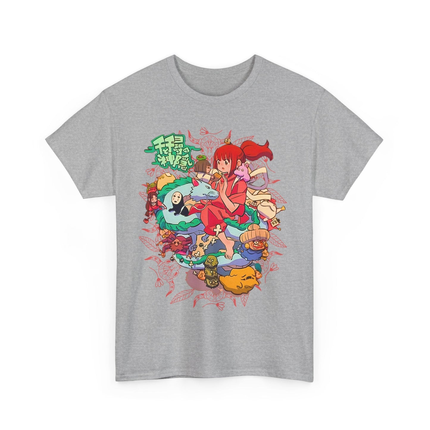 Spirited Away T-Shirt – Chihiro & Haku | 100% Cotton Gildan 5000 | Studio Ghibli Anime Tee