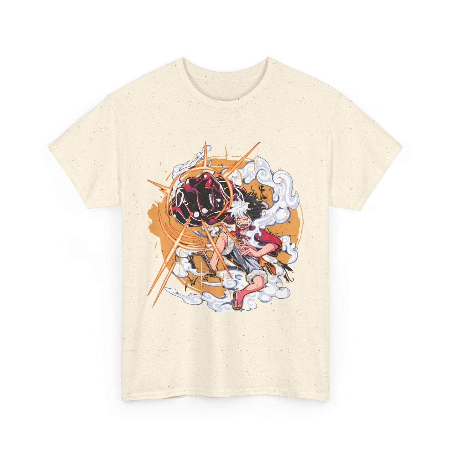 Power Luffy T-Shirt – 100% Cotton One Piece Anime Tee for True Fans