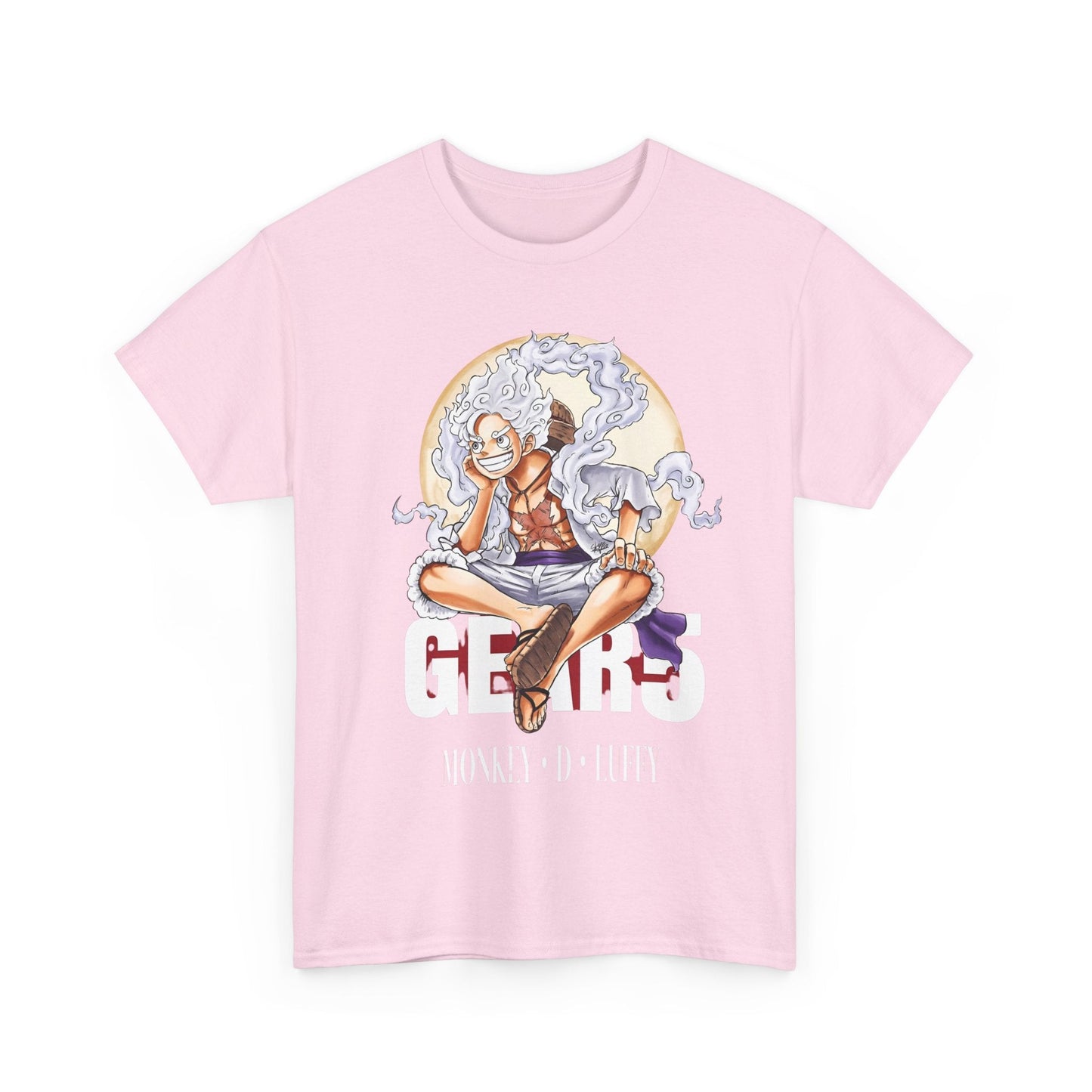 Monkey D. Luffy Gear 5 T-Shirt – 100% Cotton Anime Tee | One Piece Fan Apparel