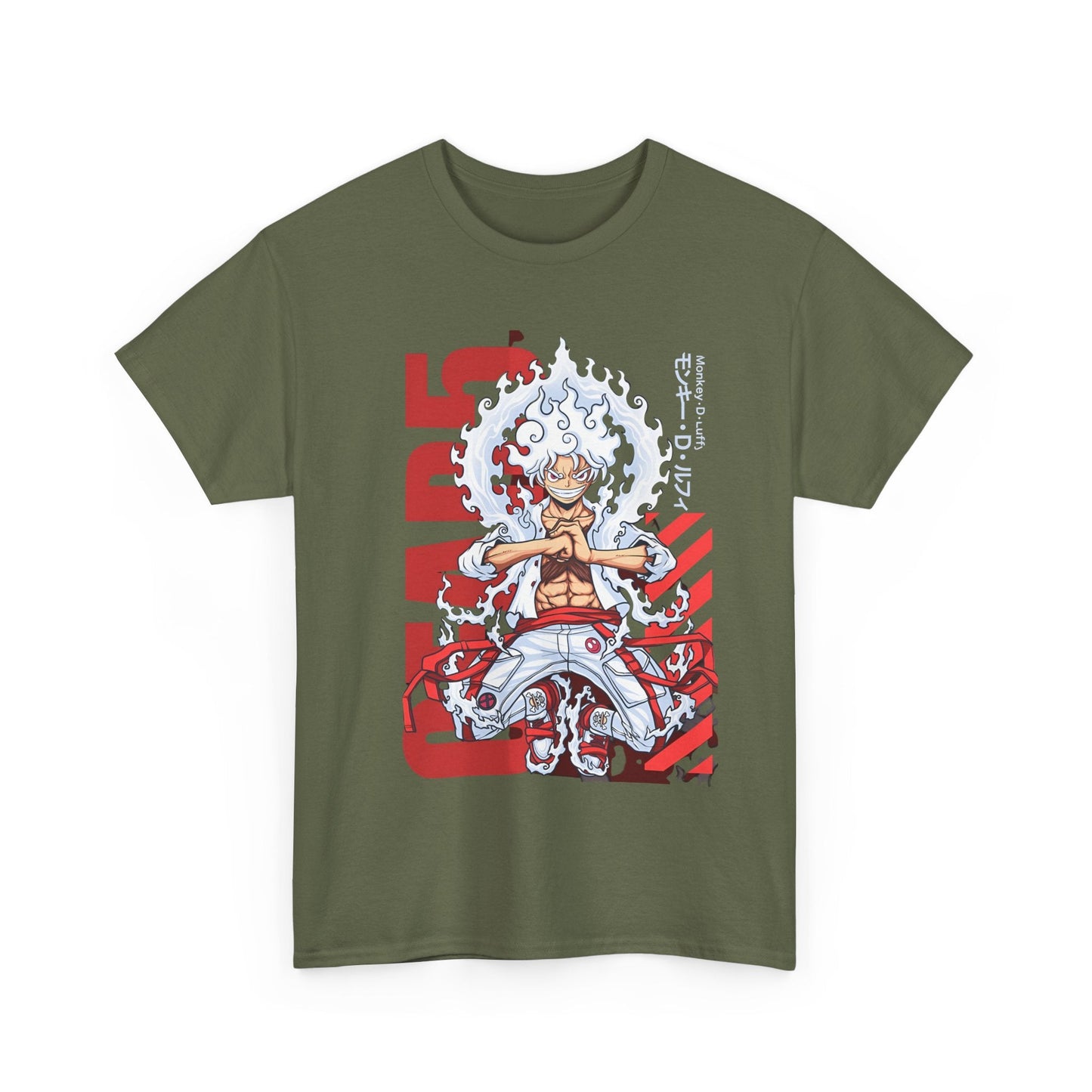 Monkey D. Luffy One Piece T-Shirt – 100% Cotton Anime Shirt for Fans of the Straw Hat Captain