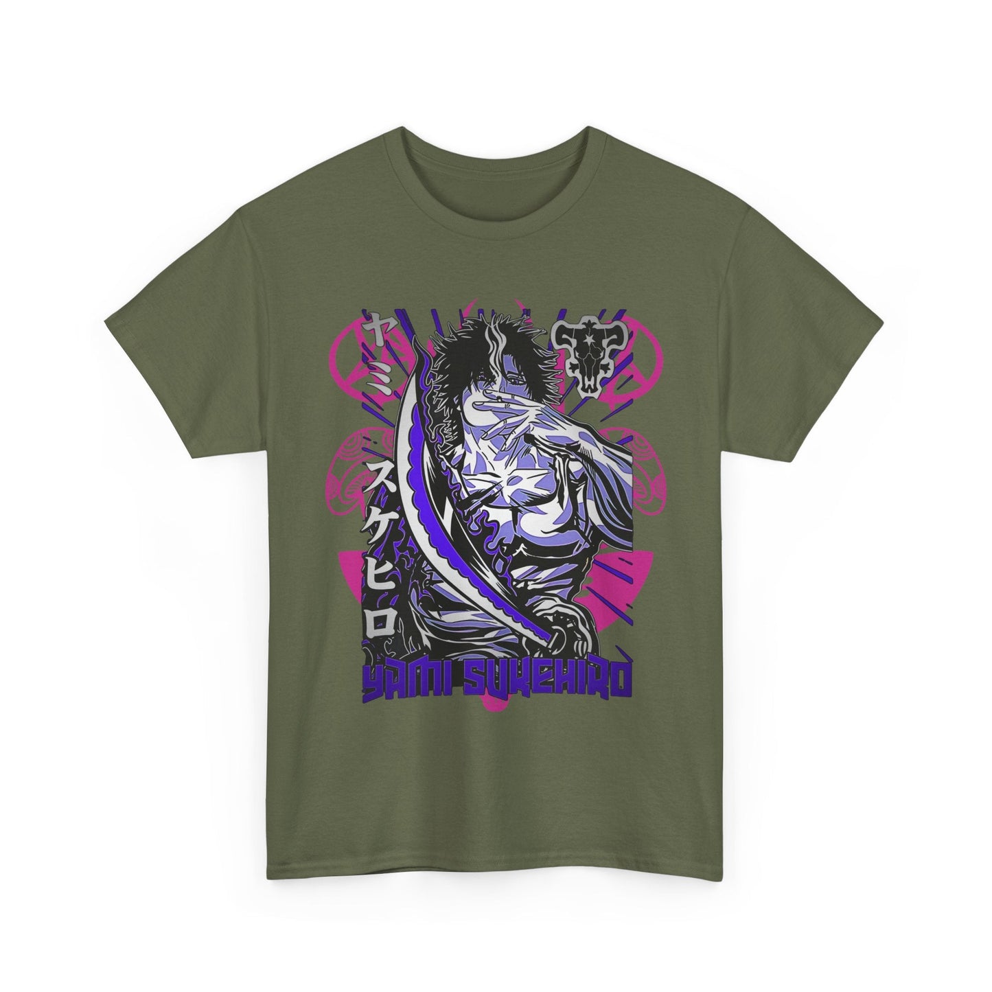 Yami Sukehiro Black Clover T-Shirt – 100% Cotton Anime Tee for Shonen Fans