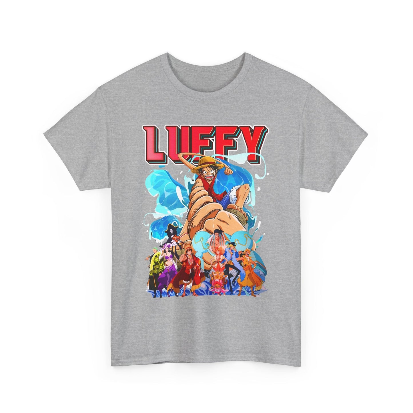 Luffy and Friends One Piece T-Shirt – 100% Cotton Anime Crew Tee