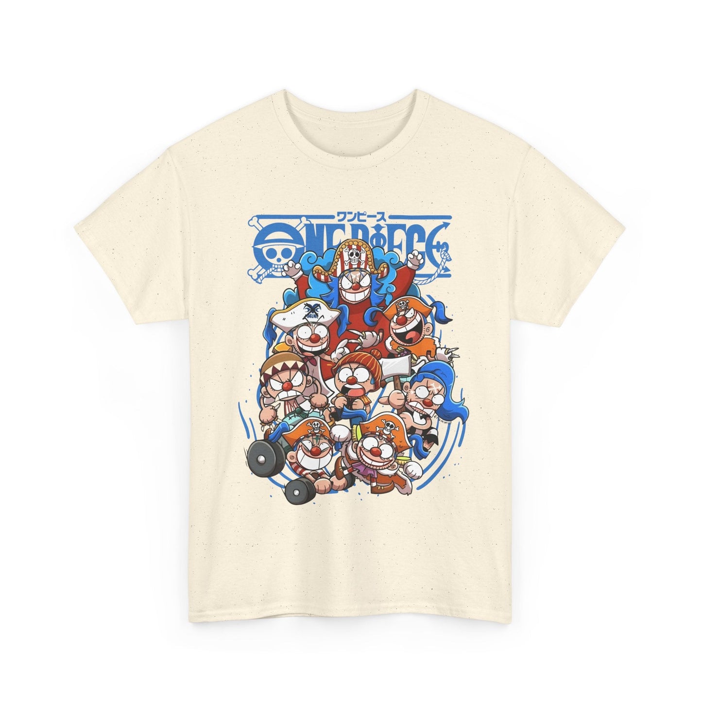 Buggy the Star Clown One Piece T-Shirt – 100% Cotton Anime Tee for Fans of the Grand Line