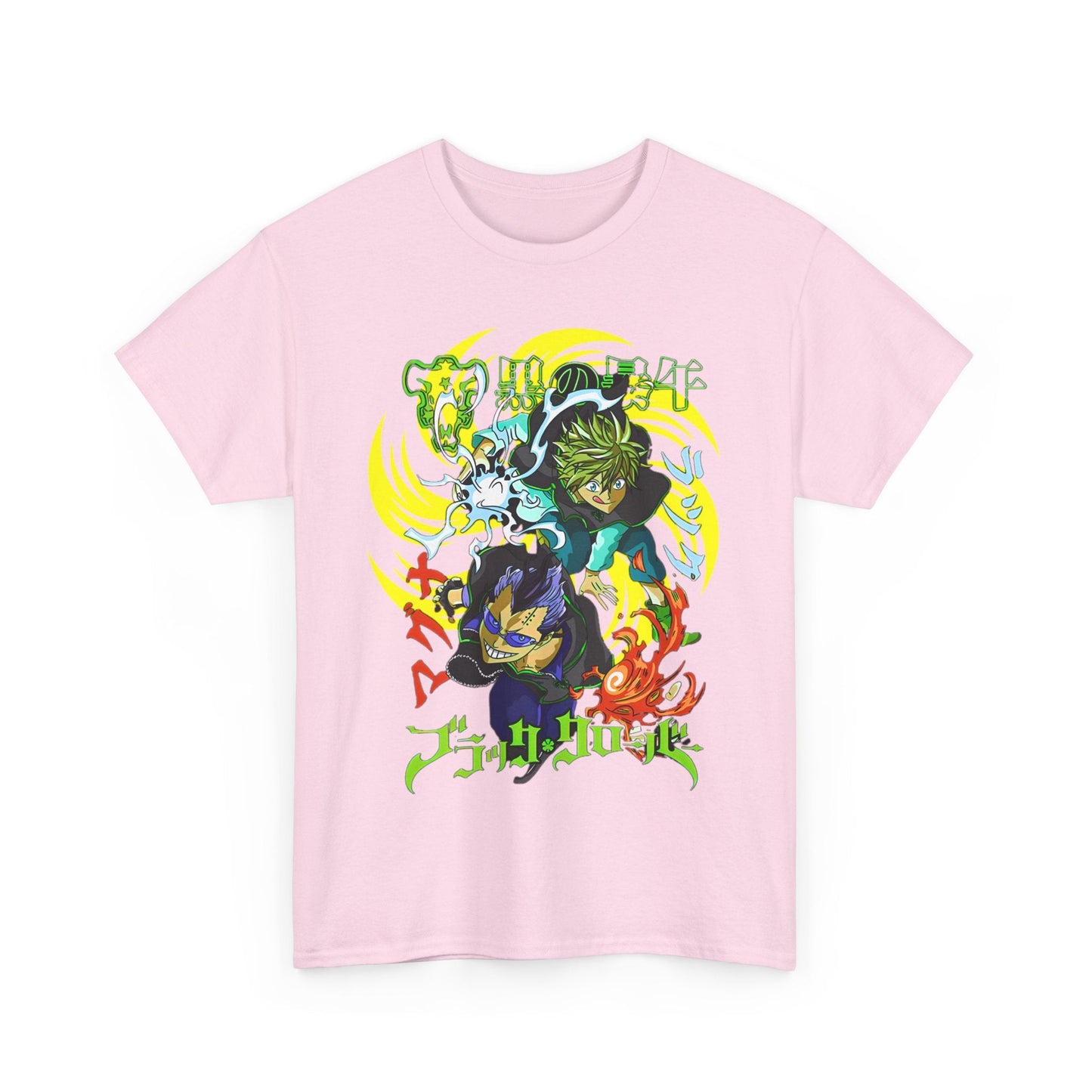 Magna and Luck Black Clover T-Shirt – 100% Cotton Anime Tee for True Magic Knights Fans