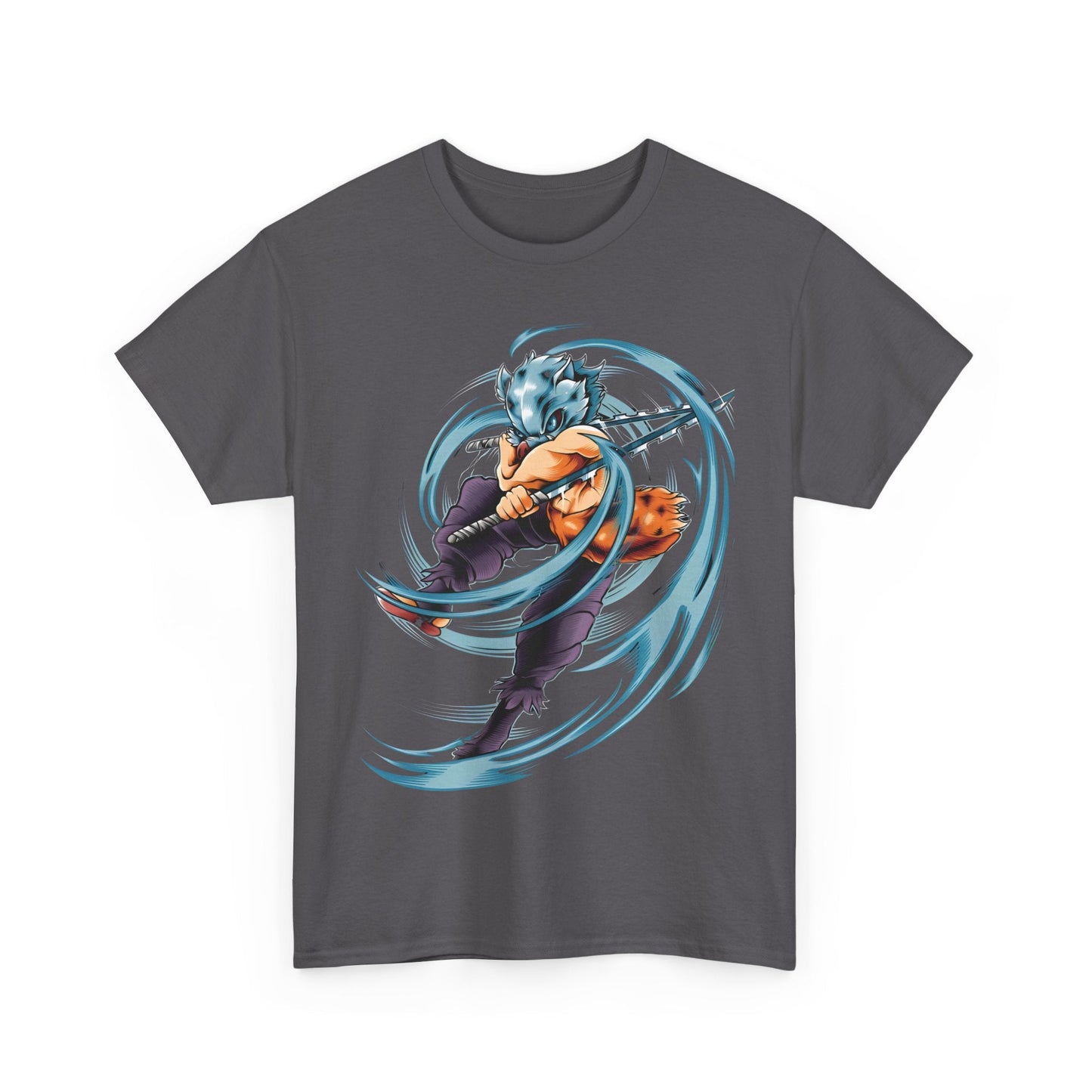 Inosuke Hashibira T-Shirt – Demon Slayer 100% Cotton Anime Tee for Fans