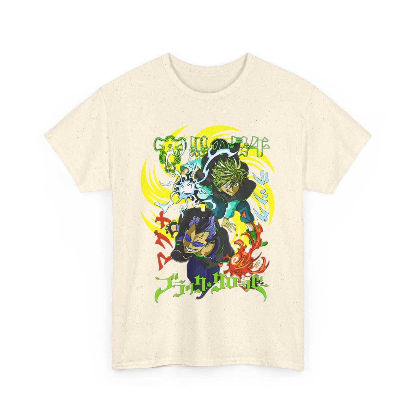 Magna and Luck Black Clover T-Shirt – 100% Cotton Anime Tee for True Magic Knights Fans