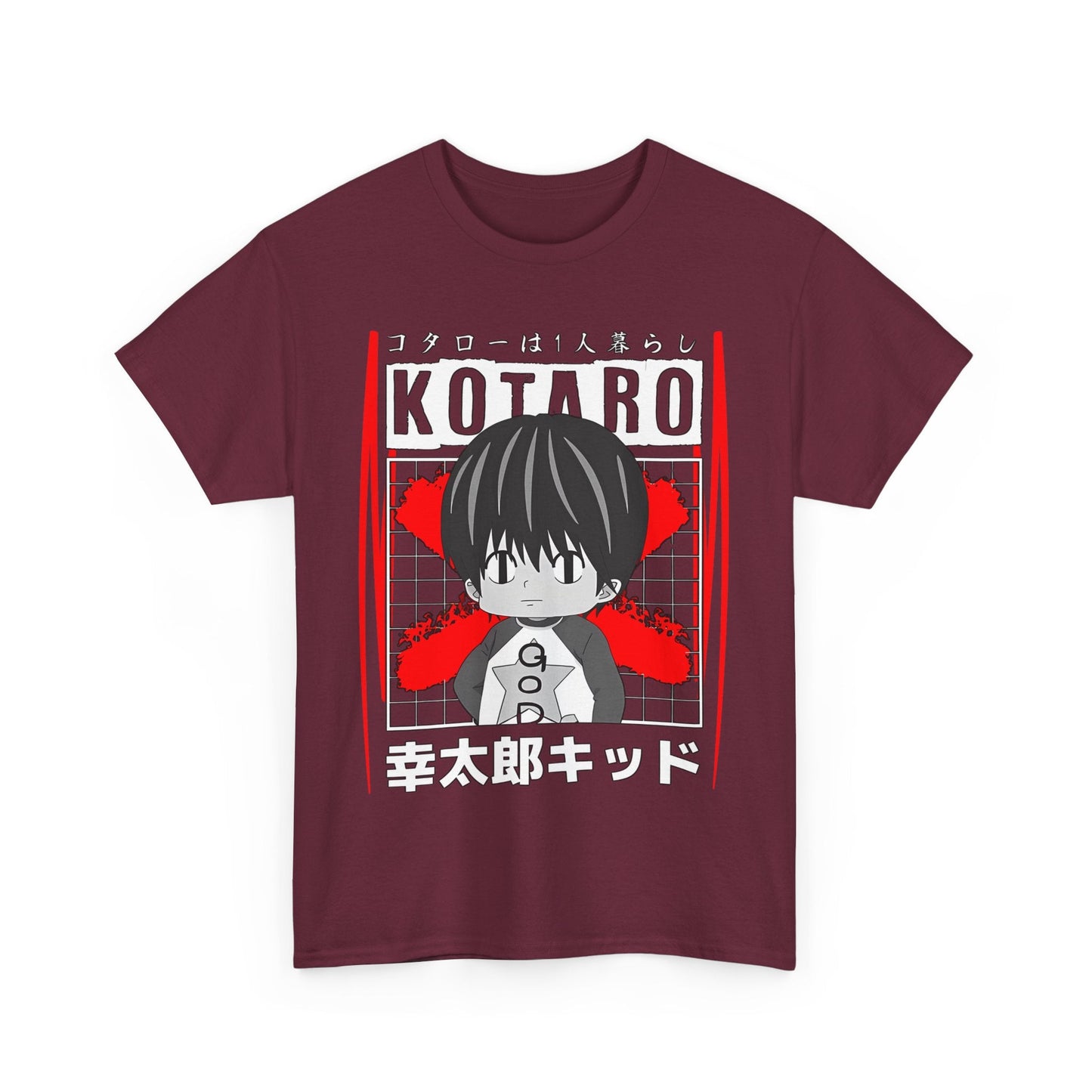 Kotaro Lives Alone T-Shirt – 100% Cotton | Cute Anime Tee for Fans of Kotaro’s Story