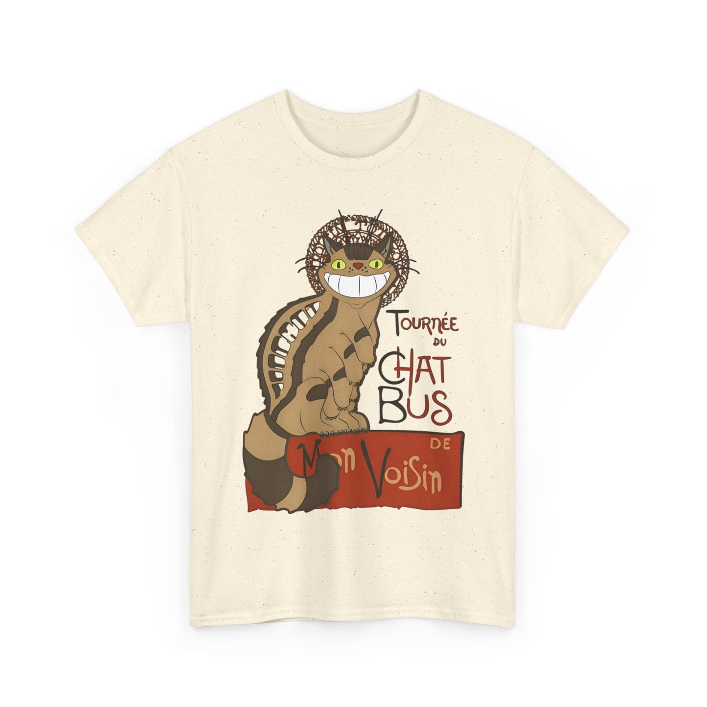 Catbus Studio Ghibli T-Shirt – 100% Cotton My Neighbor Totoro Tee for Anime Fans