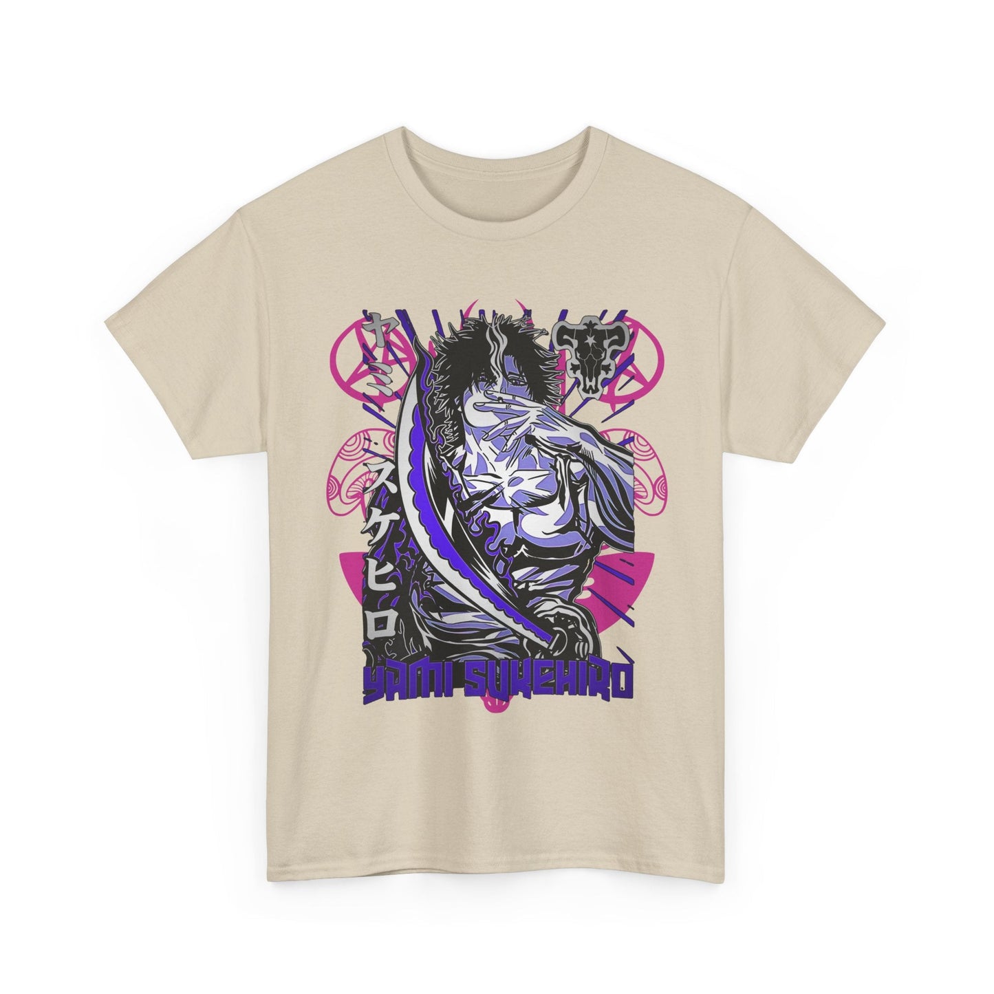 Yami Sukehiro Black Clover T-Shirt – 100% Cotton Anime Tee for Shonen Fans