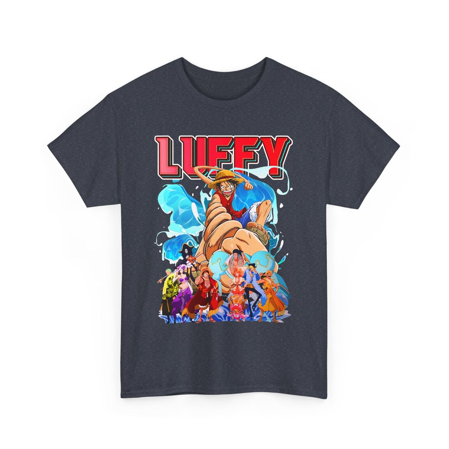 Luffy and Friends One Piece T-Shirt – 100% Cotton Anime Crew Tee