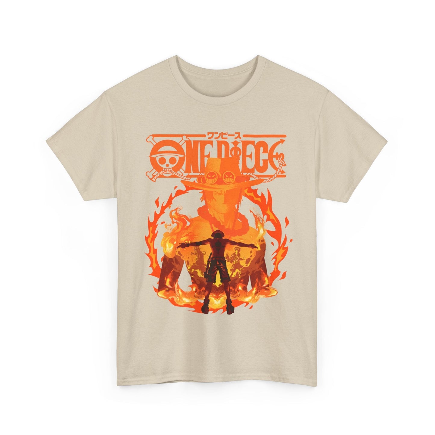 Portgas D. Ace T-Shirt 100% Cotton – One Piece Anime Shirt for Fans
