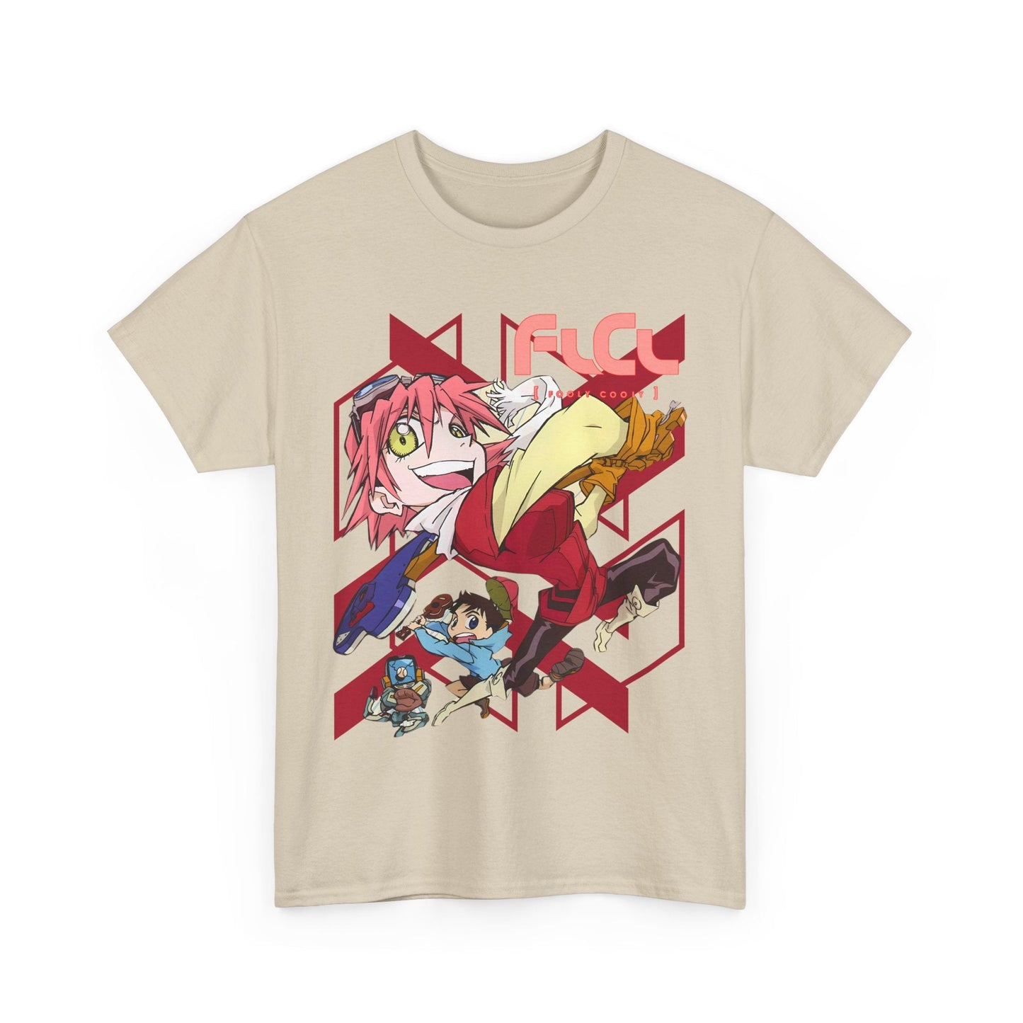 FLCL T-Shirt – 100% Cotton Gildan 5000 | Fooly Cooly Classic Anime Graphic Tee