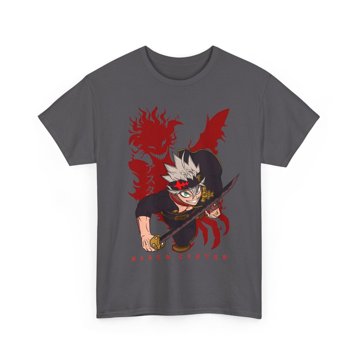 Asta Black Clover T-Shirt – 100% Cotton Anime Tee for Magic Knight Fans