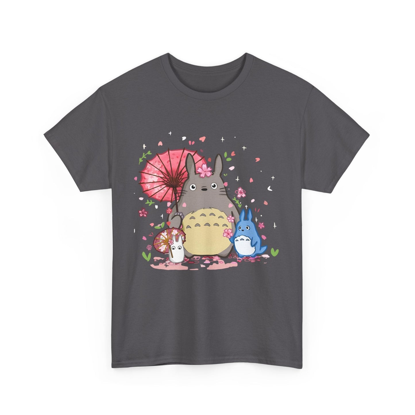 My Neighbor Totoro T-Shirt – 100% Cotton Gildan 5000 Anime Tee for Ghibli Fans