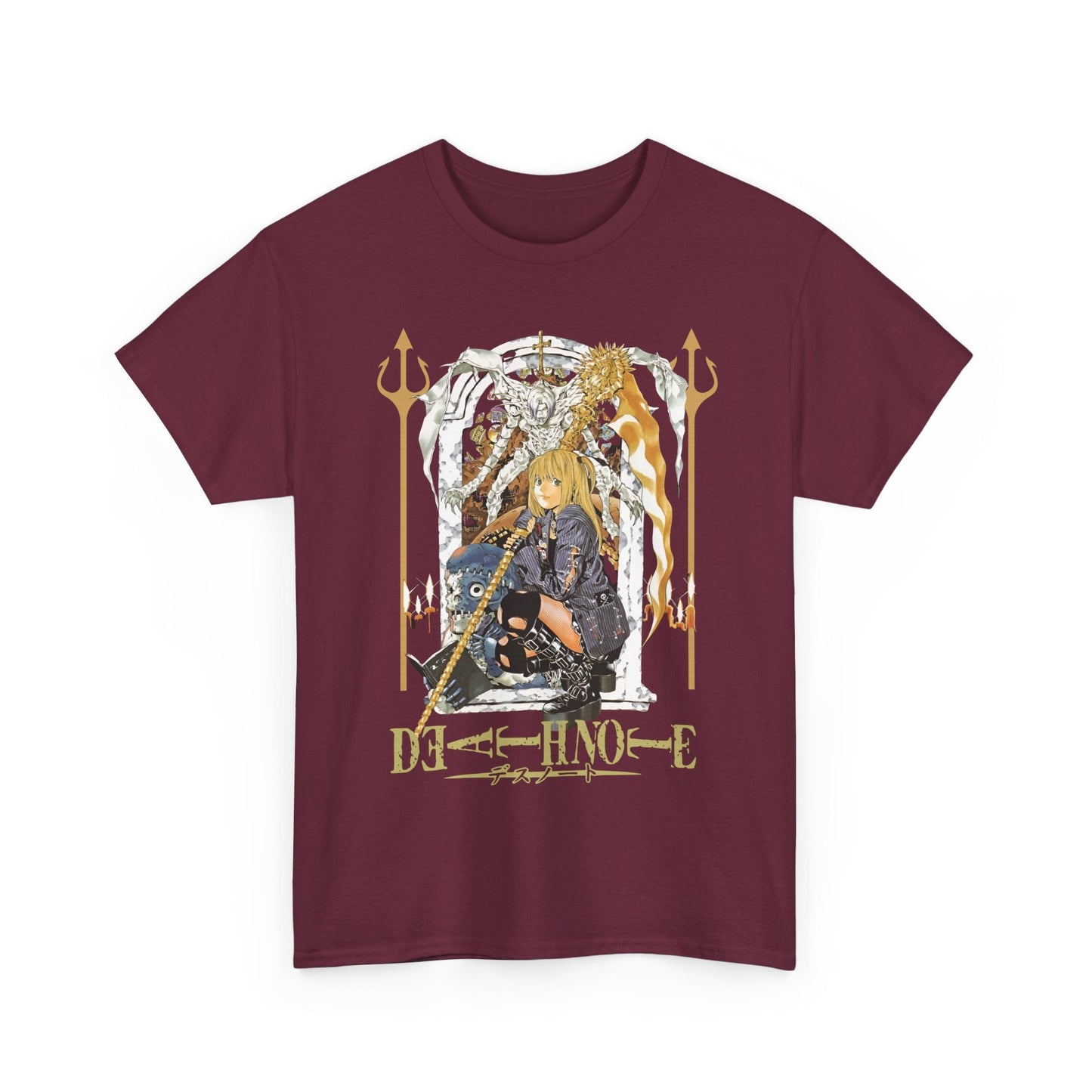 Misa Amane Death Note T-Shirt – 100% Cotton Anime Tee for Otaku & Gothic Fashion Fans
