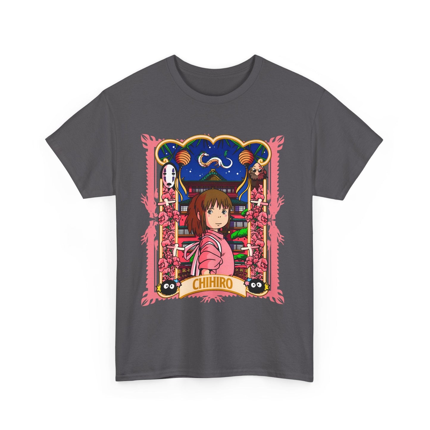 Spirited Away Chihiro T-Shirt – 100% Cotton Studio Ghibli Tee for Anime Fans