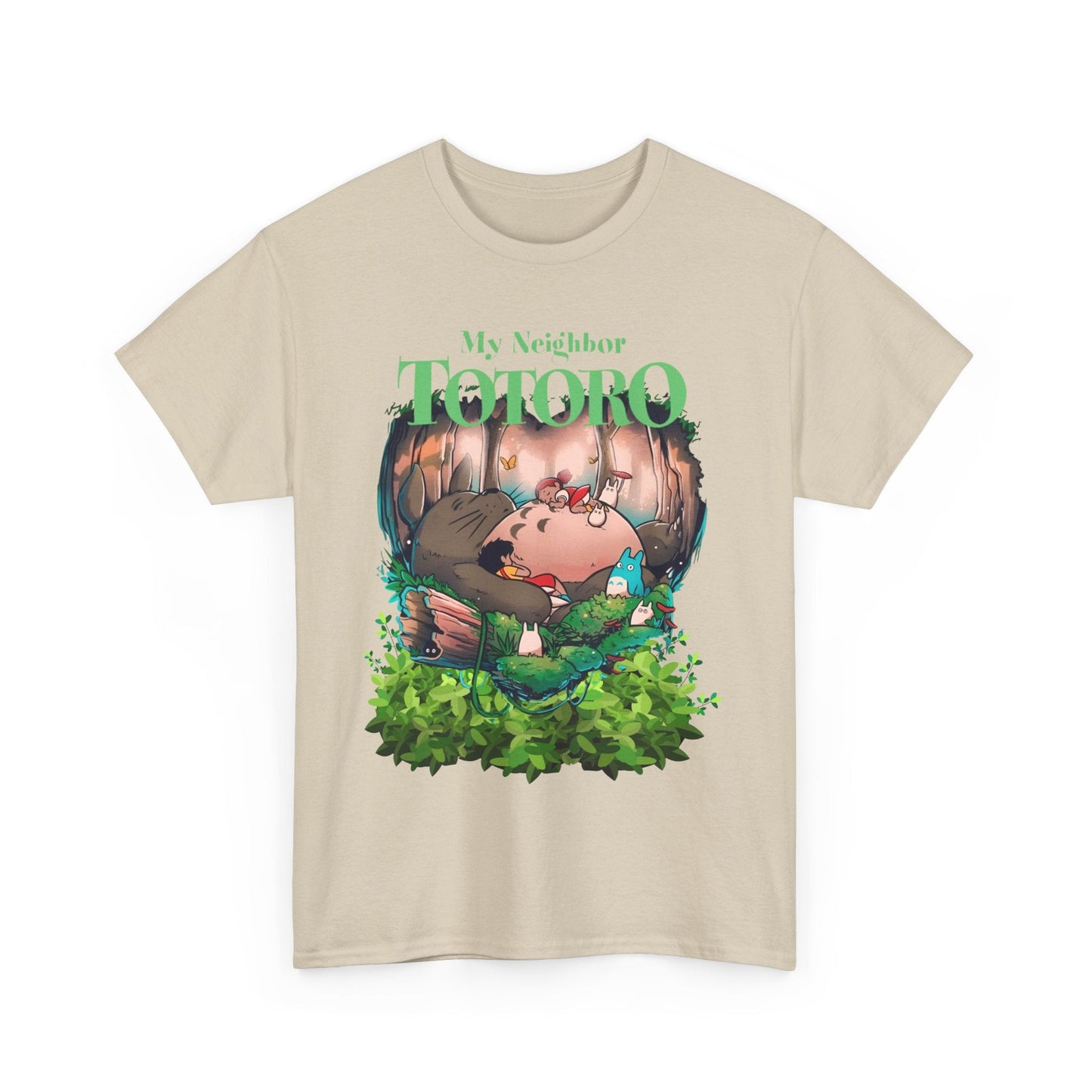 My Neighbor Totoro Dream T-Shirt – 100% Cotton Anime Graphic Tee for Studio Ghibli Fans