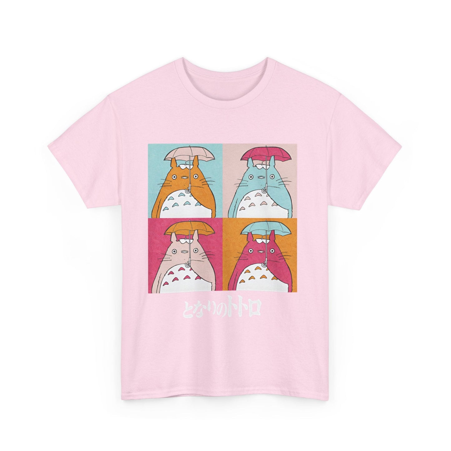 Totoro Aesthetic Art Collage T-Shirt – 100% Cotton Studio Ghibli Inspired Graphic Tee