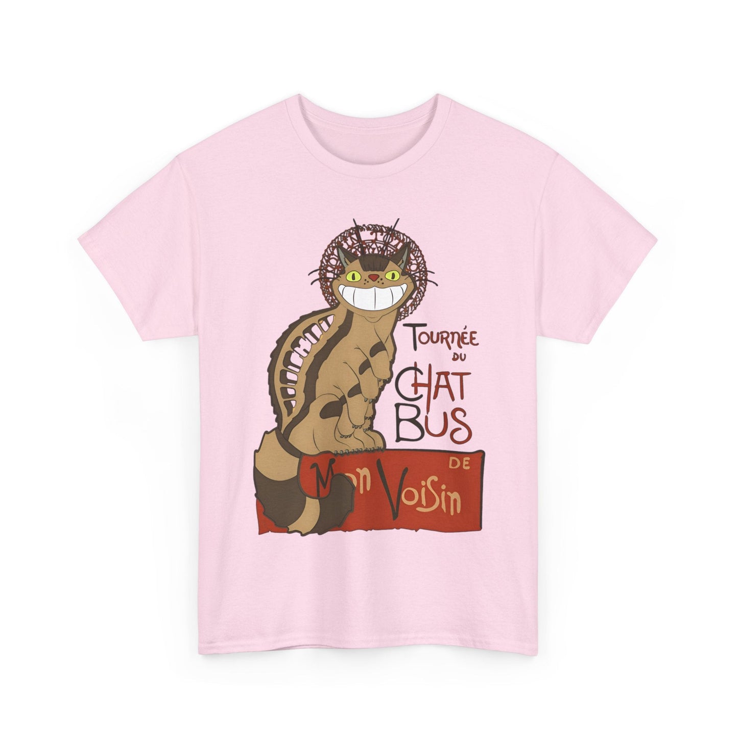 Catbus Studio Ghibli T-Shirt – 100% Cotton My Neighbor Totoro Tee for Anime Fans