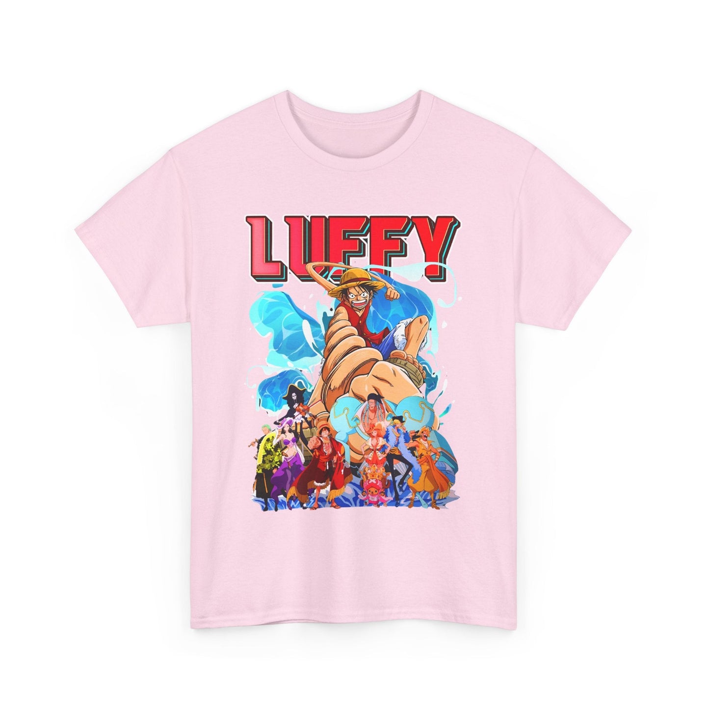 Luffy and Friends One Piece T-Shirt – 100% Cotton Anime Crew Tee