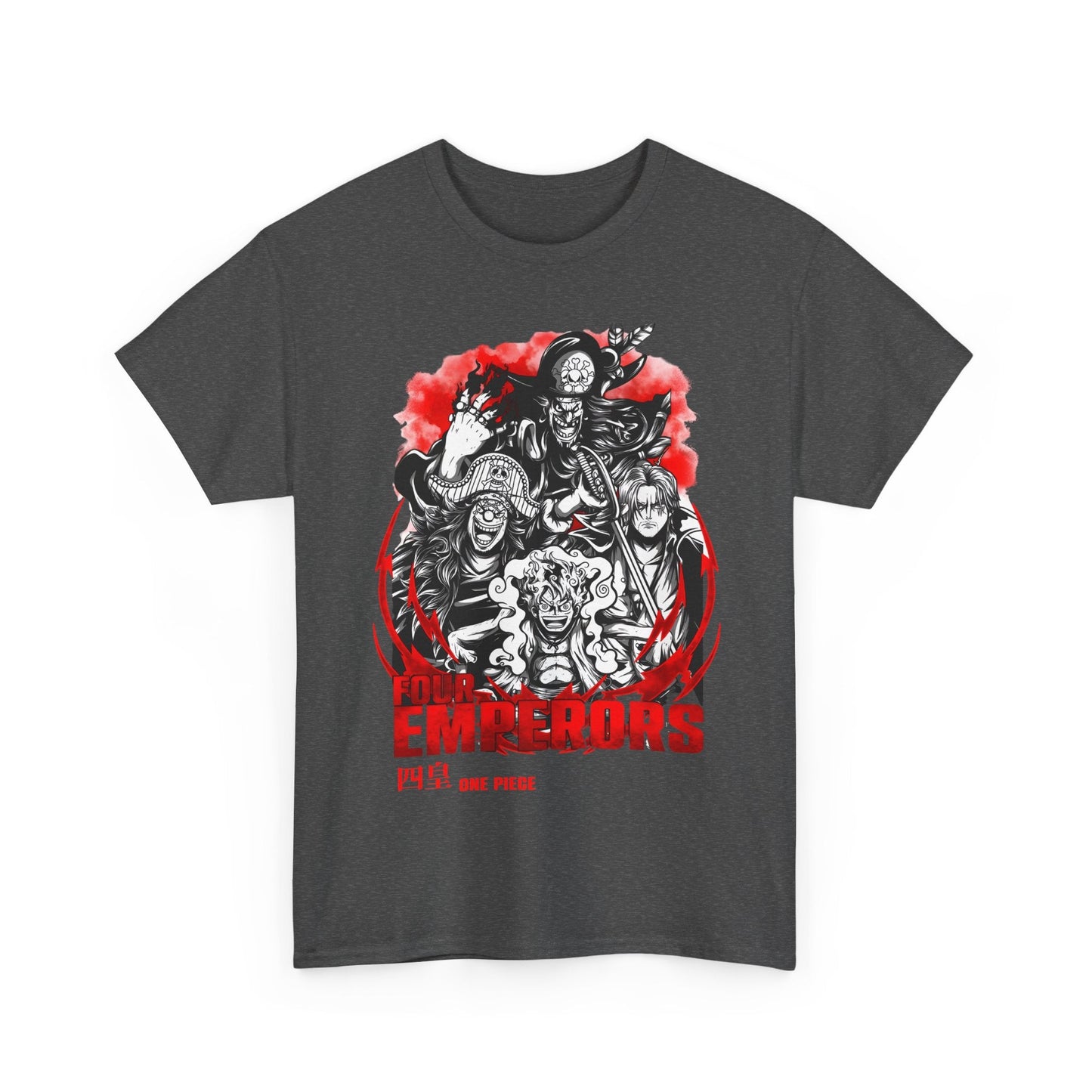 Four Emperors One Piece T-Shirt – 100% Cotton Anime Shirt Featuring Yonko Legends