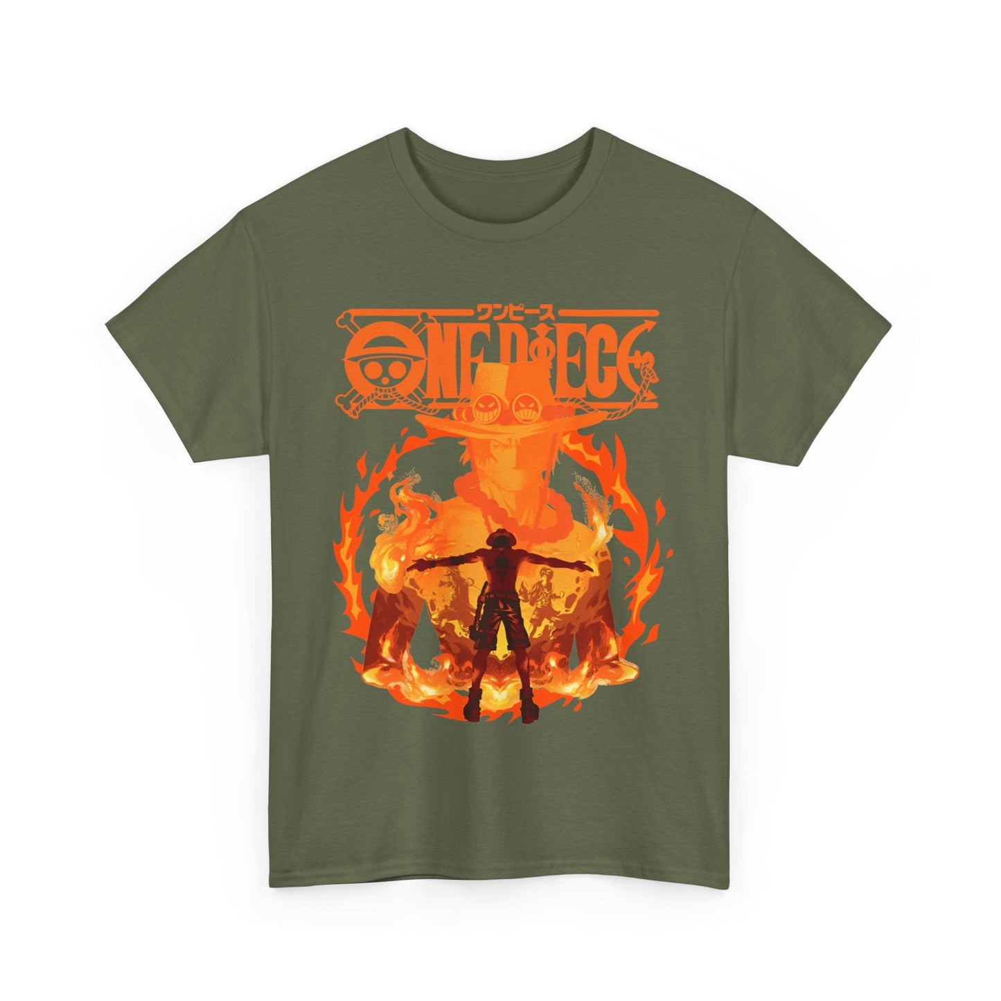 Portgas D. Ace T-Shirt 100% Cotton – One Piece Anime Shirt for Fans