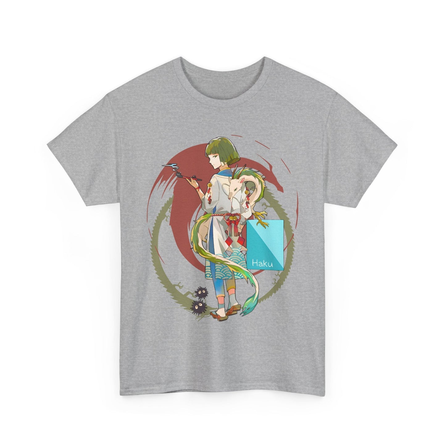 Haku Spirited Away T-Shirt – 100% Cotton Studio Ghibli Tee for Anime Fans and Ghibli Lovers