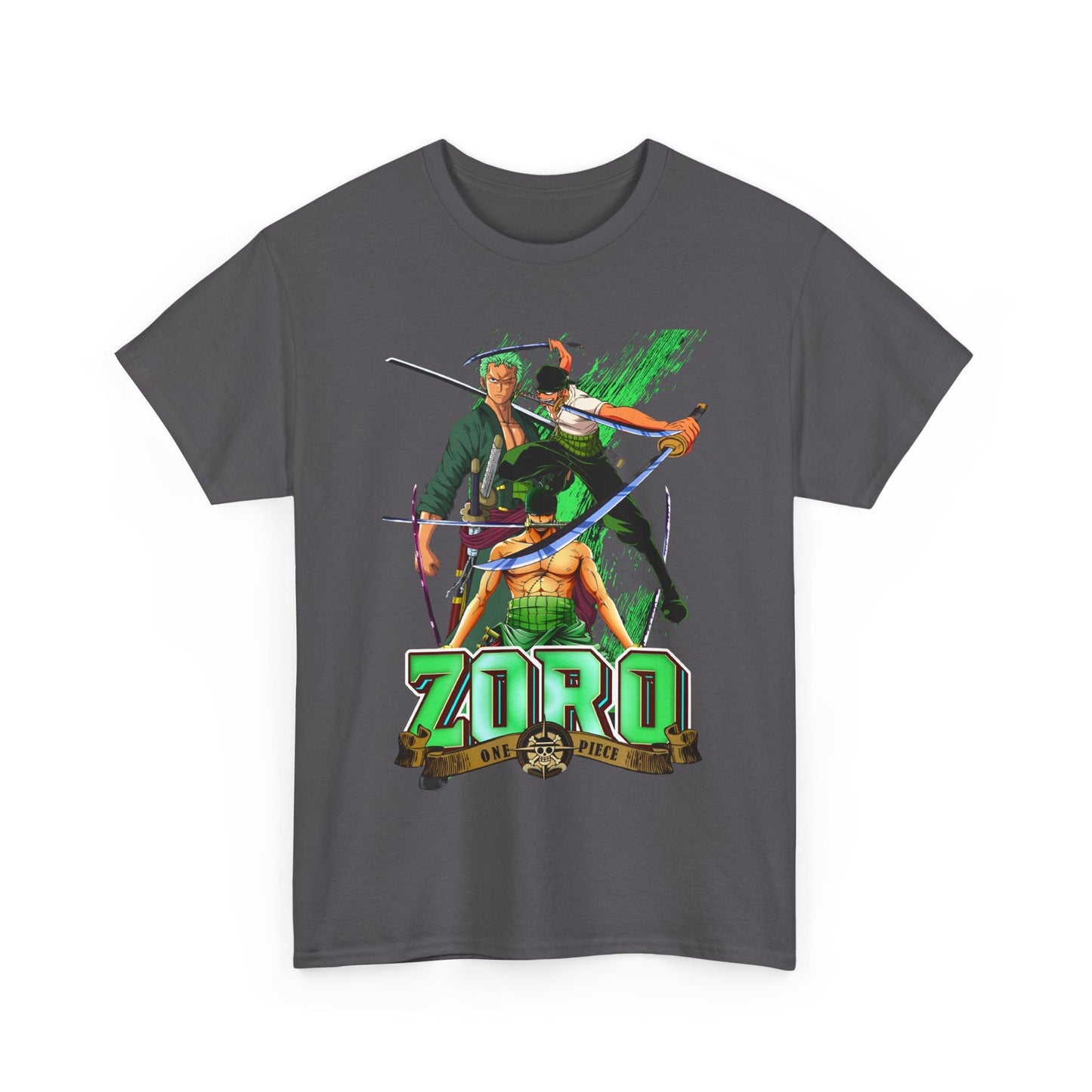 Roronoa Zoro Sword T-Shirt – 100% Cotton One Piece Anime Tee for True Fans