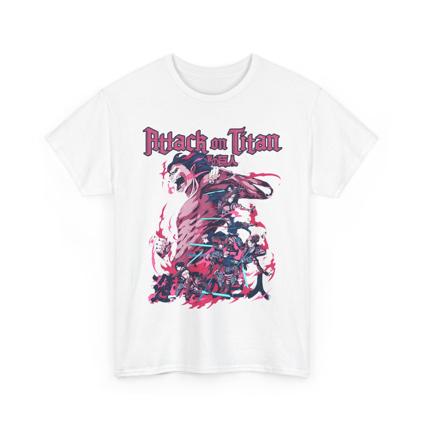 Attack on Titan T-Shirt – 100% Cotton Anime Tee for AOT Fans