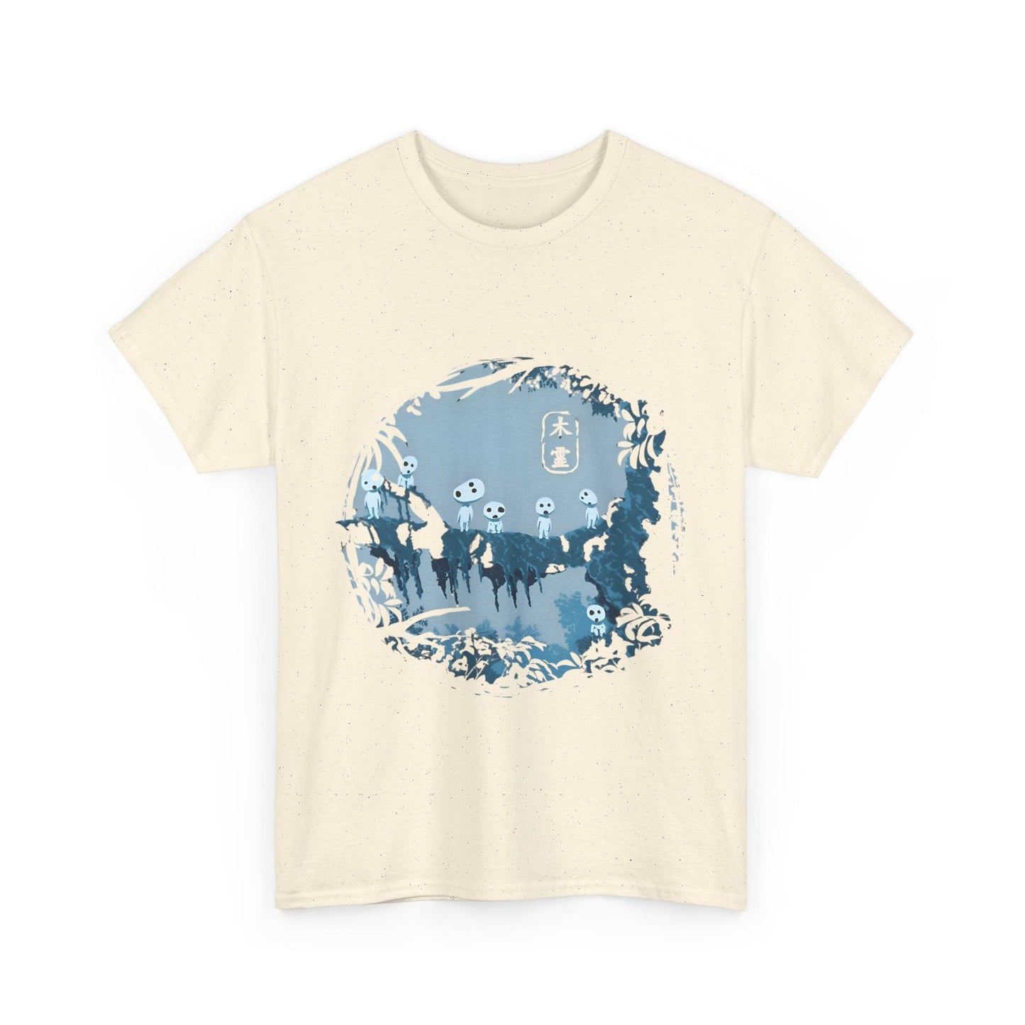 Kodama Tree Forest T-Shirt – 100% Cotton Studio Ghibli Inspired Tee from Princess Mononoke