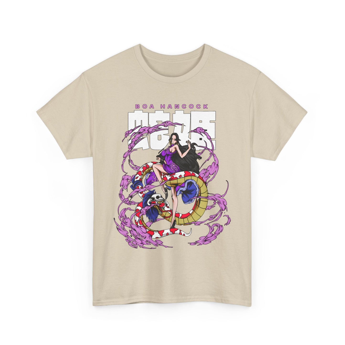 Boa Hancock T-Shirt – 100% Cotton One Piece Anime Tee for Fans