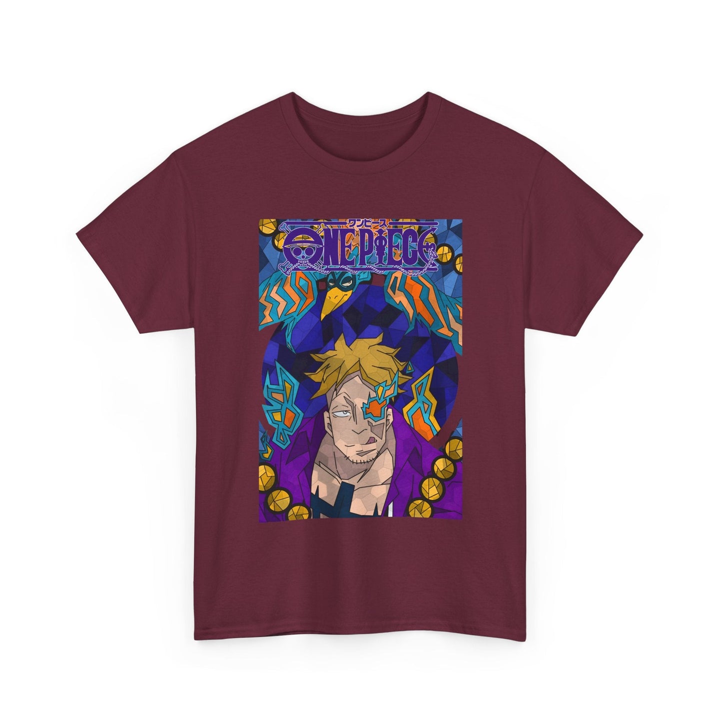 Marco the Phoenix One Piece T-Shirt – 100% Cotton Anime Tee for One Piece Fans