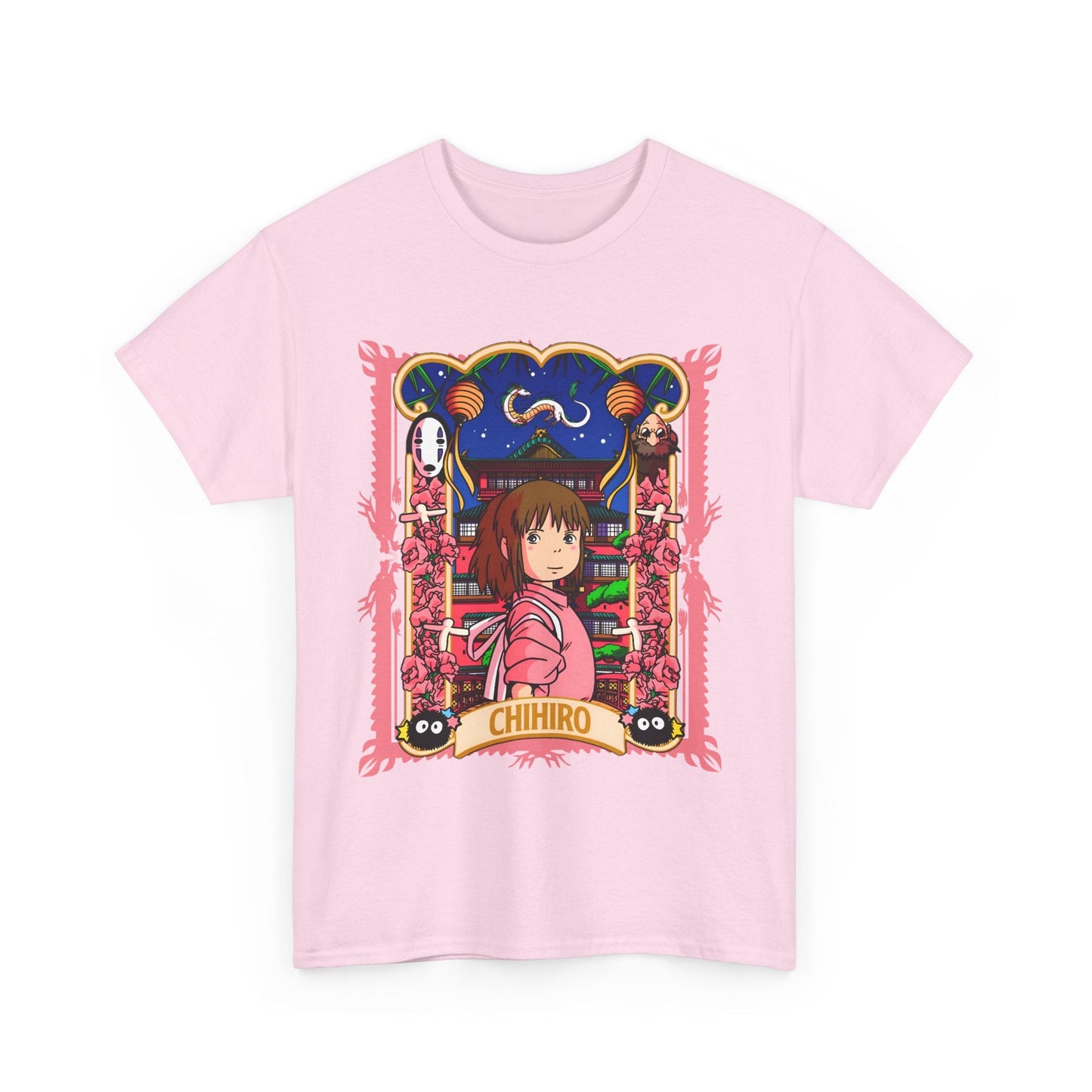 Spirited Away Chihiro T-Shirt – 100% Cotton Studio Ghibli Tee for Anime Fans