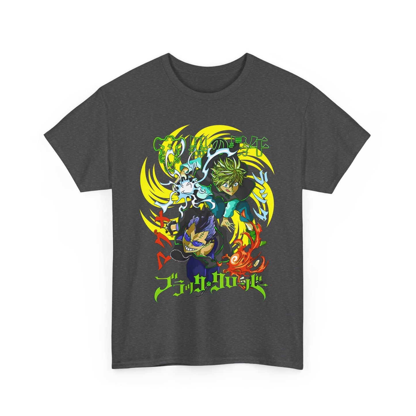 Magna and Luck Black Clover T-Shirt – 100% Cotton Anime Tee for True Magic Knights Fans