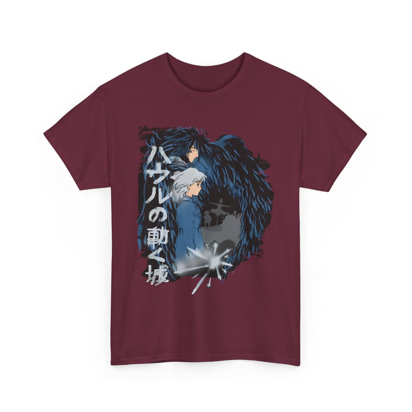 Howl & Sophie T-Shirt – 100% Cotton Studio Ghibli Anime Tee Inspired by Howl’s Moving Castle