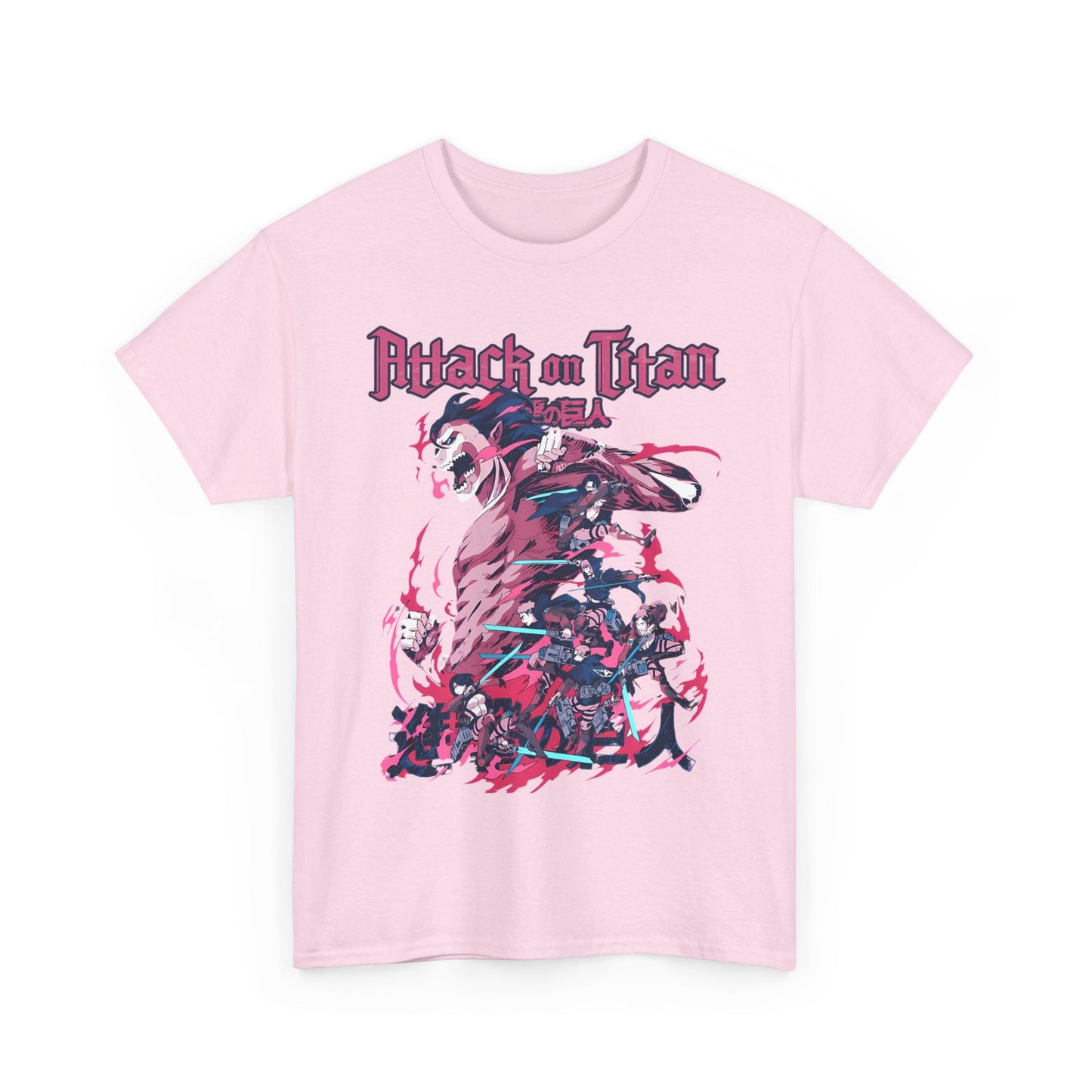 Attack on Titan T-Shirt – 100% Cotton Anime Tee for AOT Fans