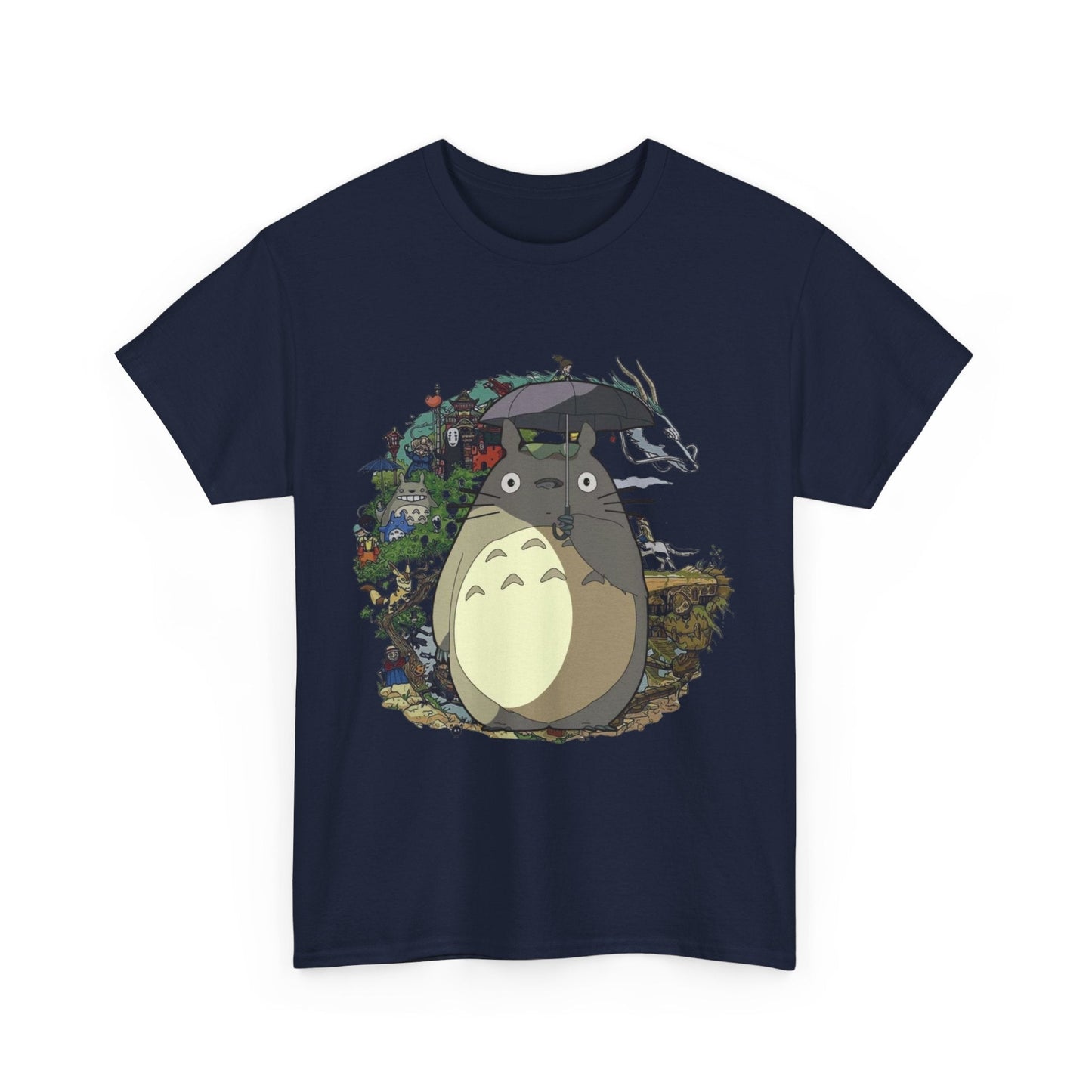 My Neighbor Totoro Studio Ghibli T-Shirt – 100% Cotton Gildan 5000 Anime Tee