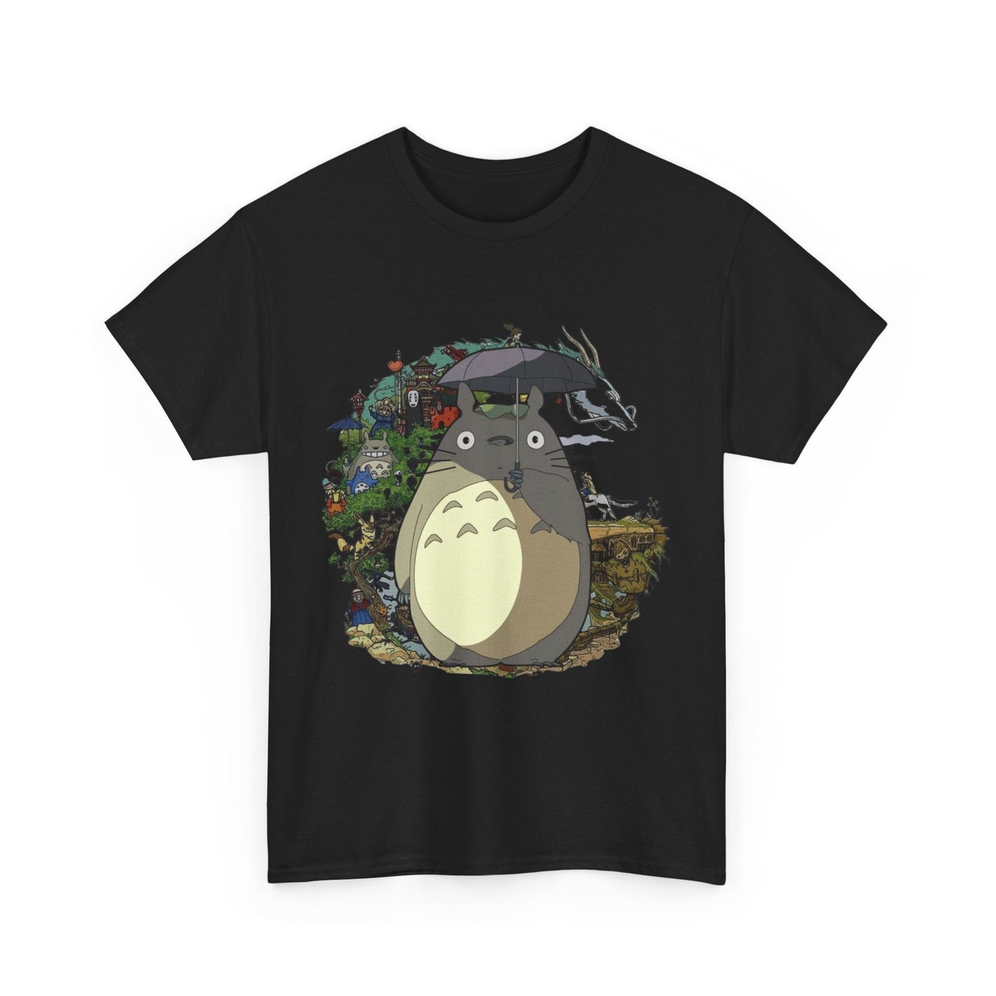 My Neighbor Totoro Studio Ghibli T-Shirt – 100% Cotton Gildan 5000 Anime Tee