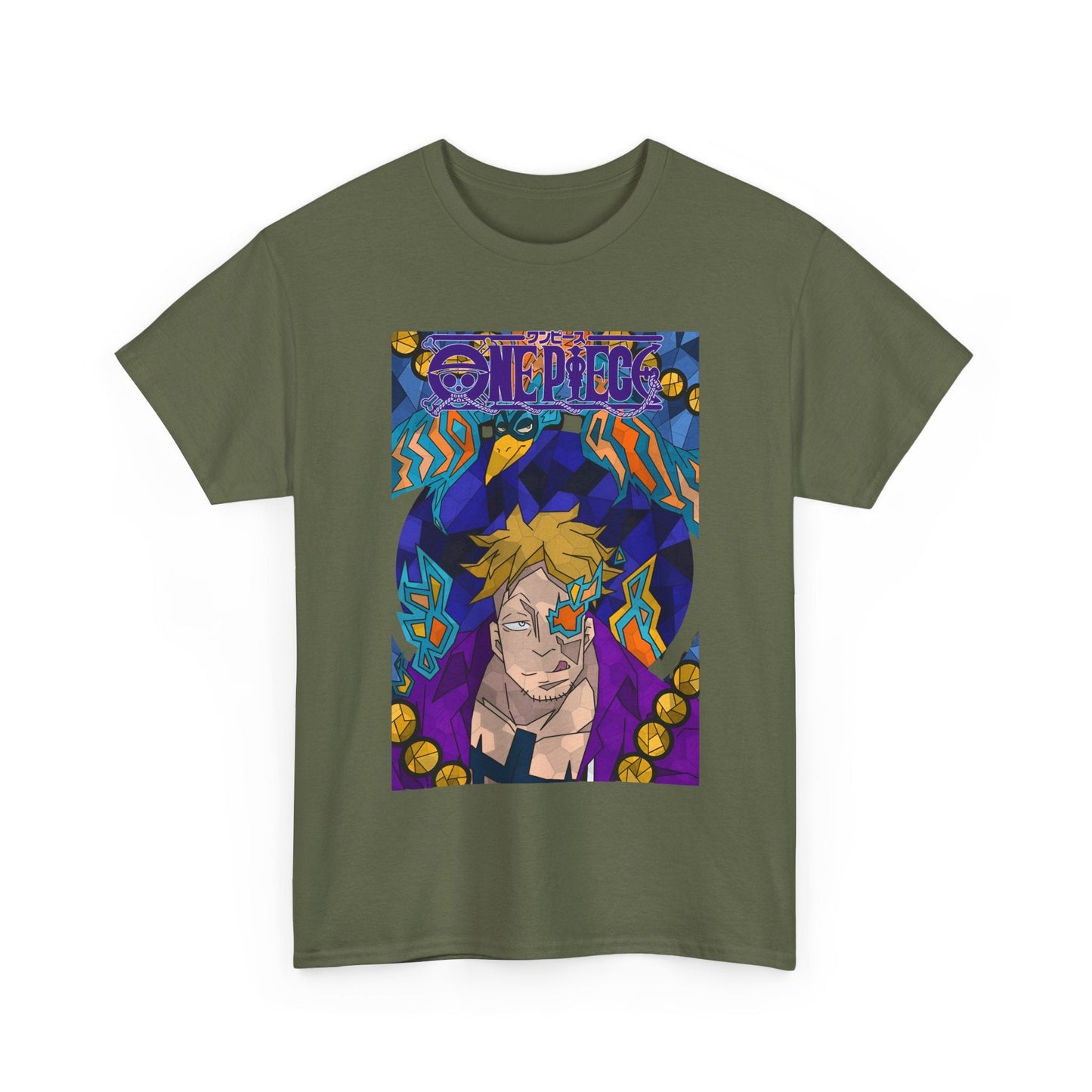 Marco the Phoenix One Piece T-Shirt – 100% Cotton Anime Tee for One Piece Fans