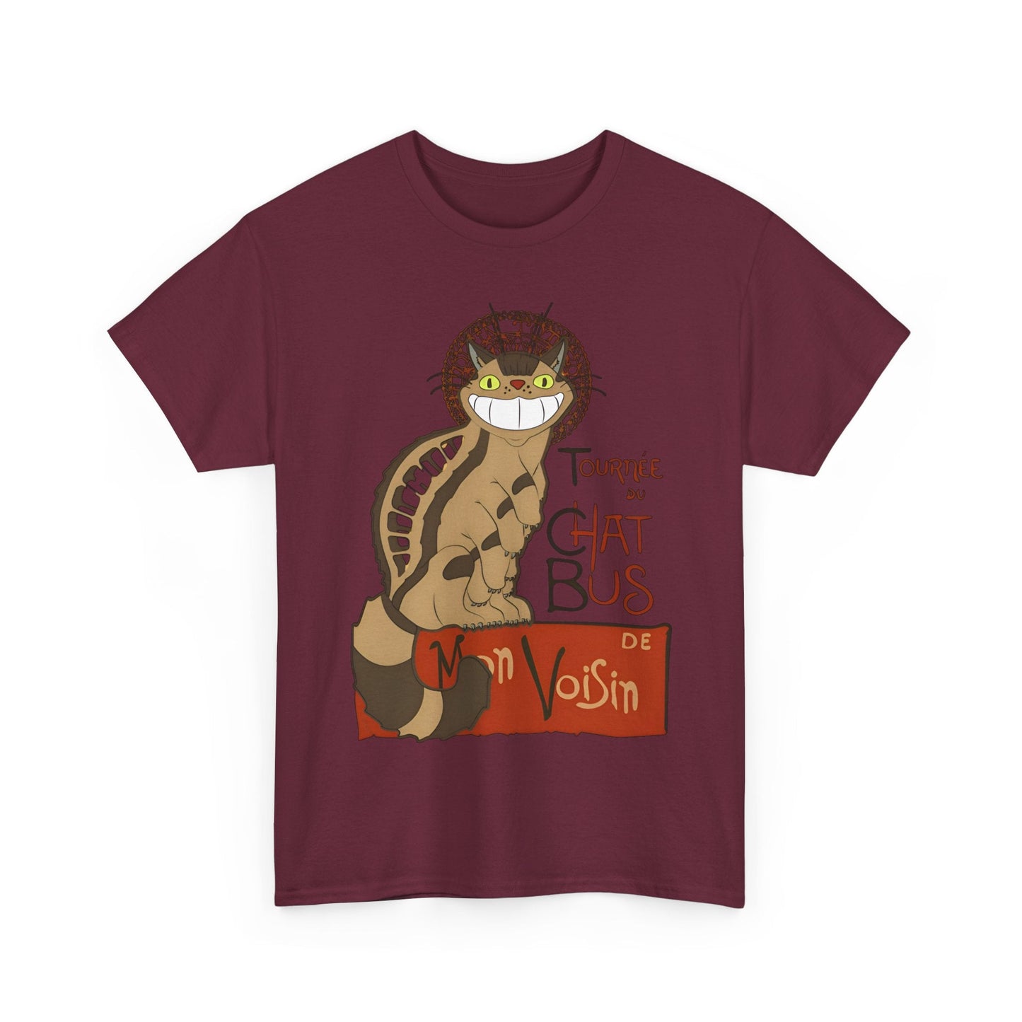 Catbus Studio Ghibli T-Shirt – 100% Cotton My Neighbor Totoro Tee for Anime Fans