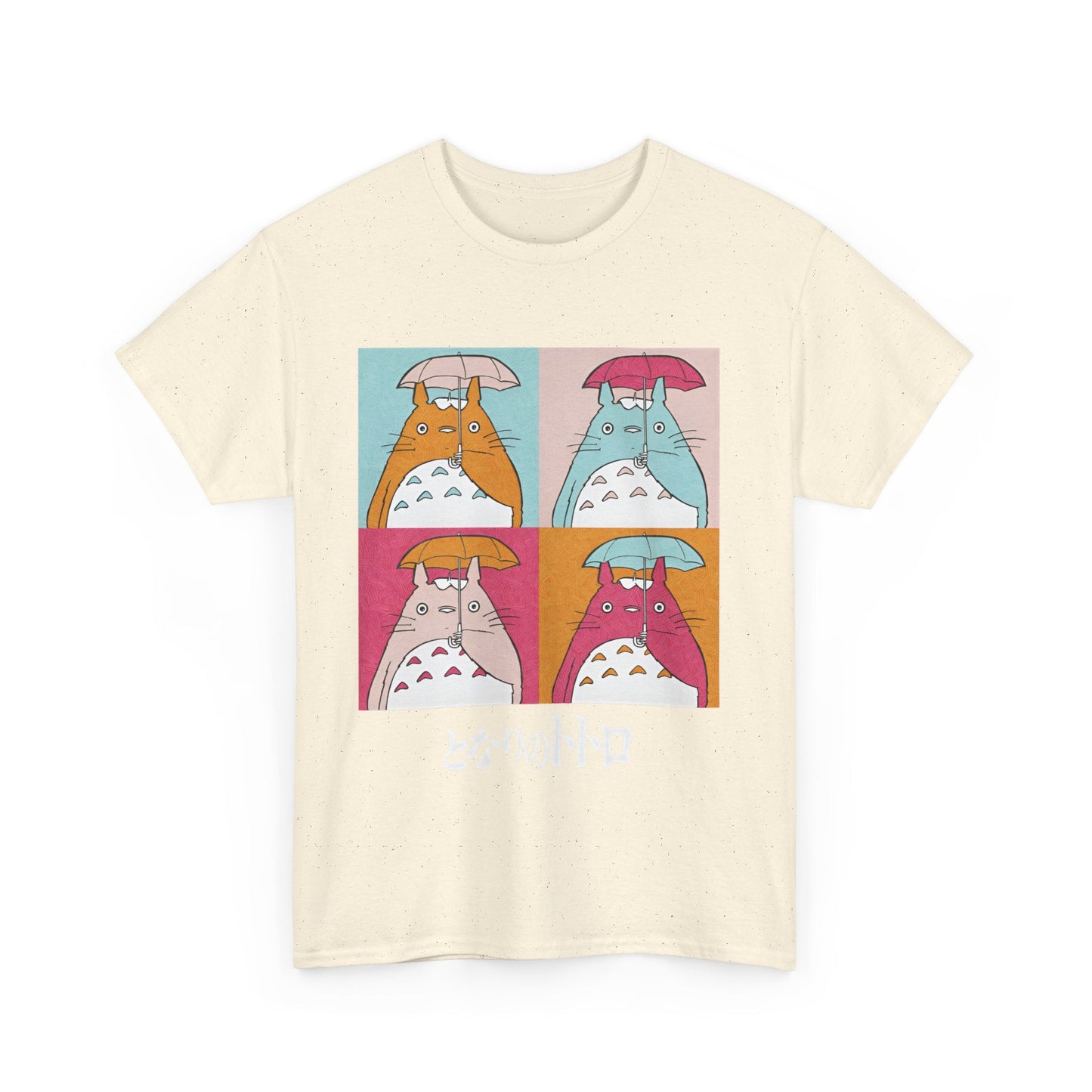 Totoro Aesthetic Art Collage T-Shirt – 100% Cotton Studio Ghibli Inspired Graphic Tee
