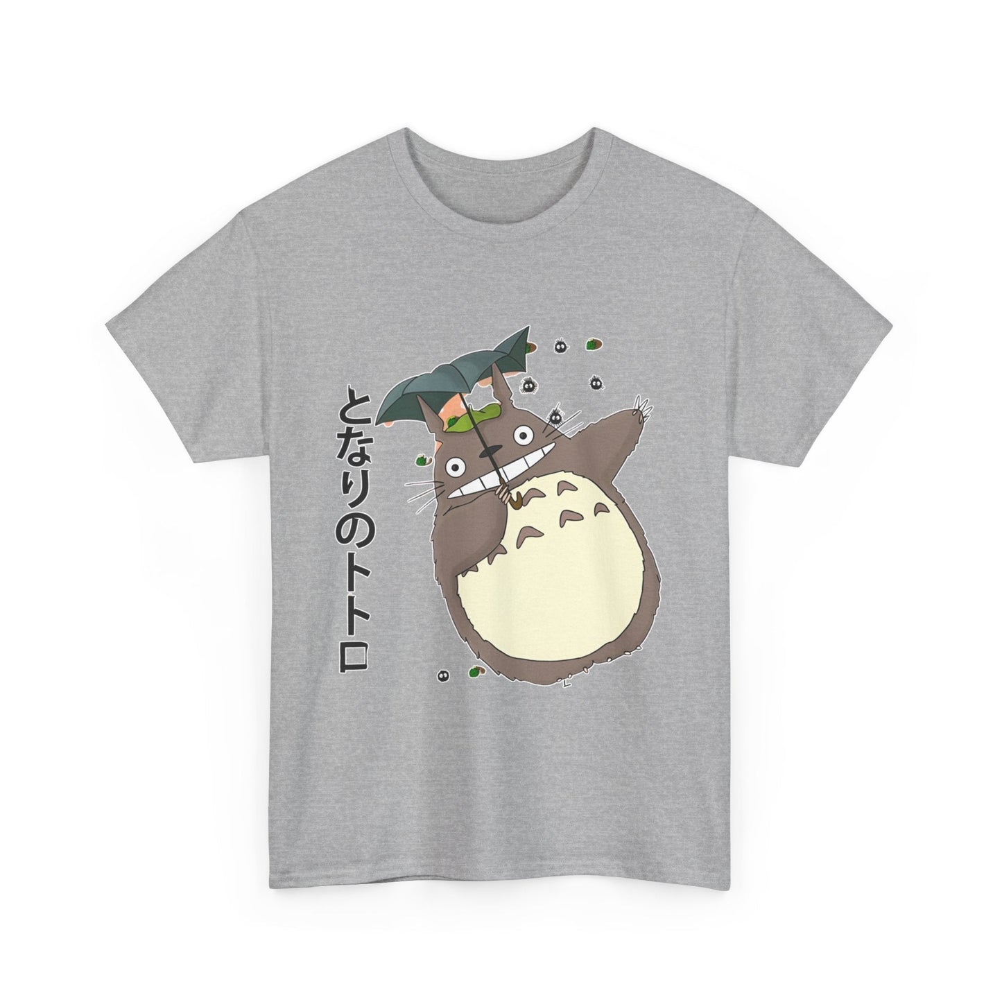 Totoro Funny Face T-Shirt – 100% Cotton Cute Anime Shirt for Studio Ghibli Fans