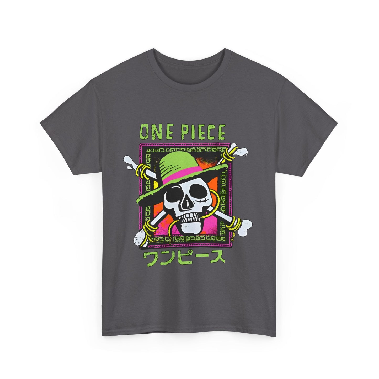 "Straw Hat Pirates One Piece T-Shirt – 100% Cotton Anime Tee for True Fans"