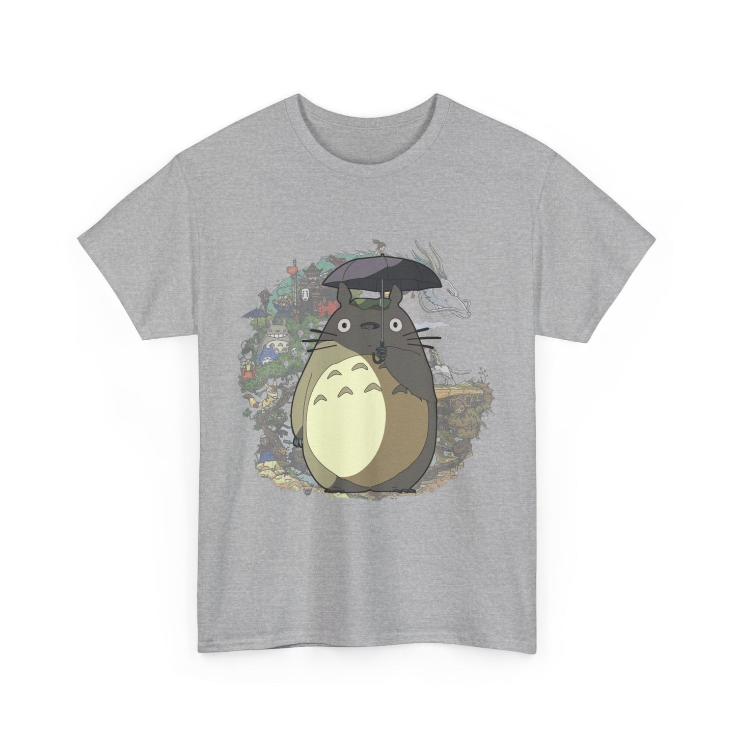 My Neighbor Totoro Studio Ghibli T-Shirt – 100% Cotton Gildan 5000 Anime Tee