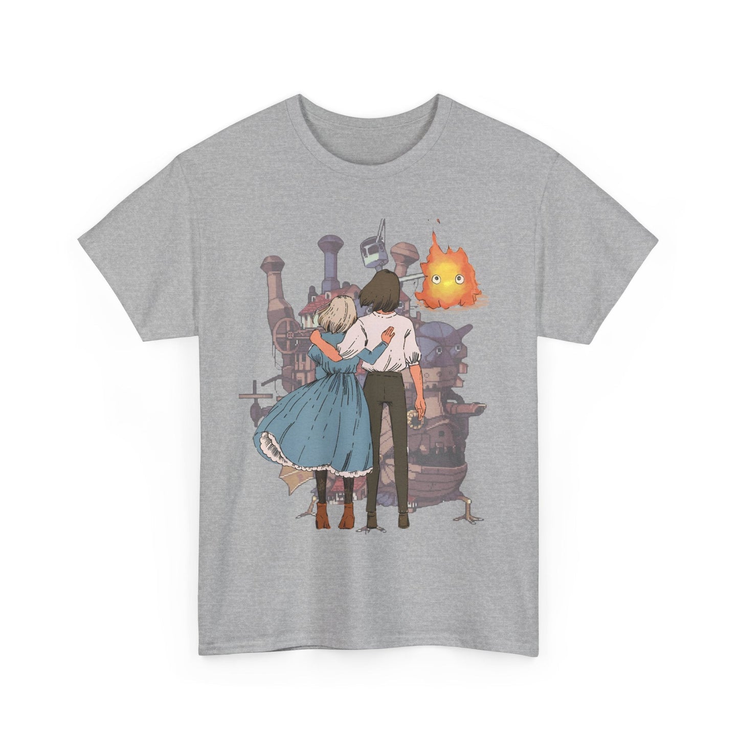 Howl's Moving Castle Love T-Shirt – 100% Cotton Studio Ghibli Anime Tee