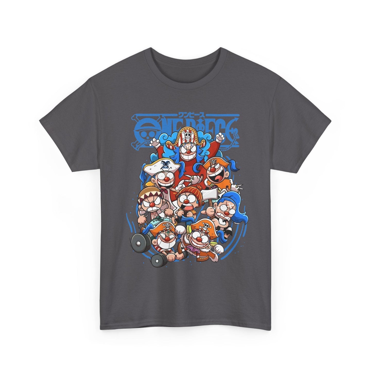 Buggy the Star Clown One Piece T-Shirt – 100% Cotton Anime Tee for Fans of the Grand Line