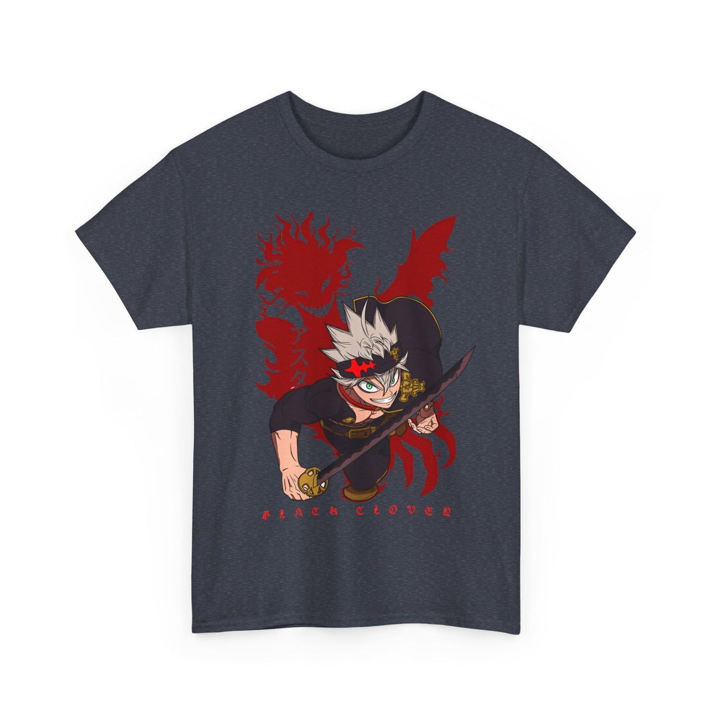 Asta Black Clover T-Shirt – 100% Cotton Anime Tee for Magic Knight Fans